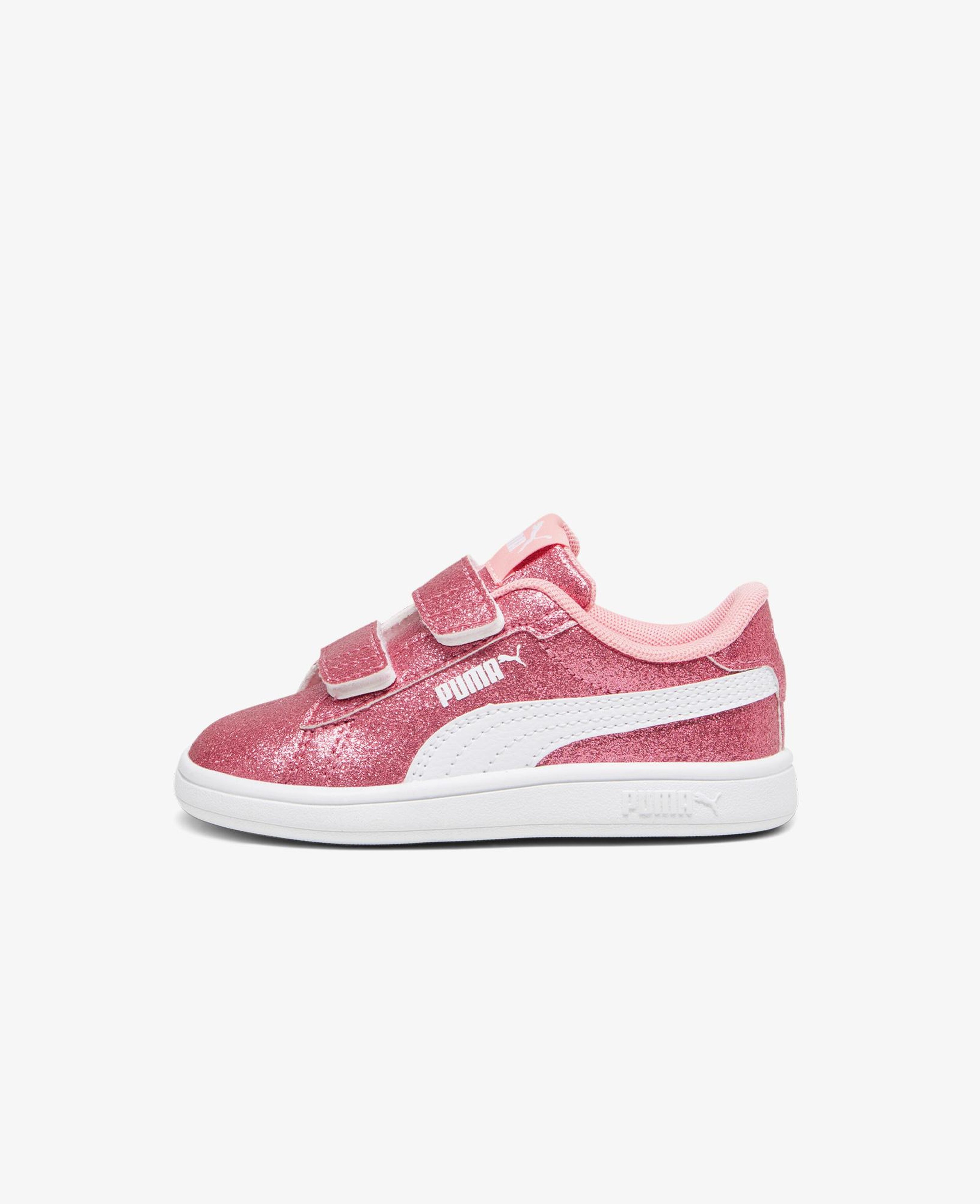 Puma Smash 3.0 Glit Glam V Bebek Beyaz Spor Ayakkabı