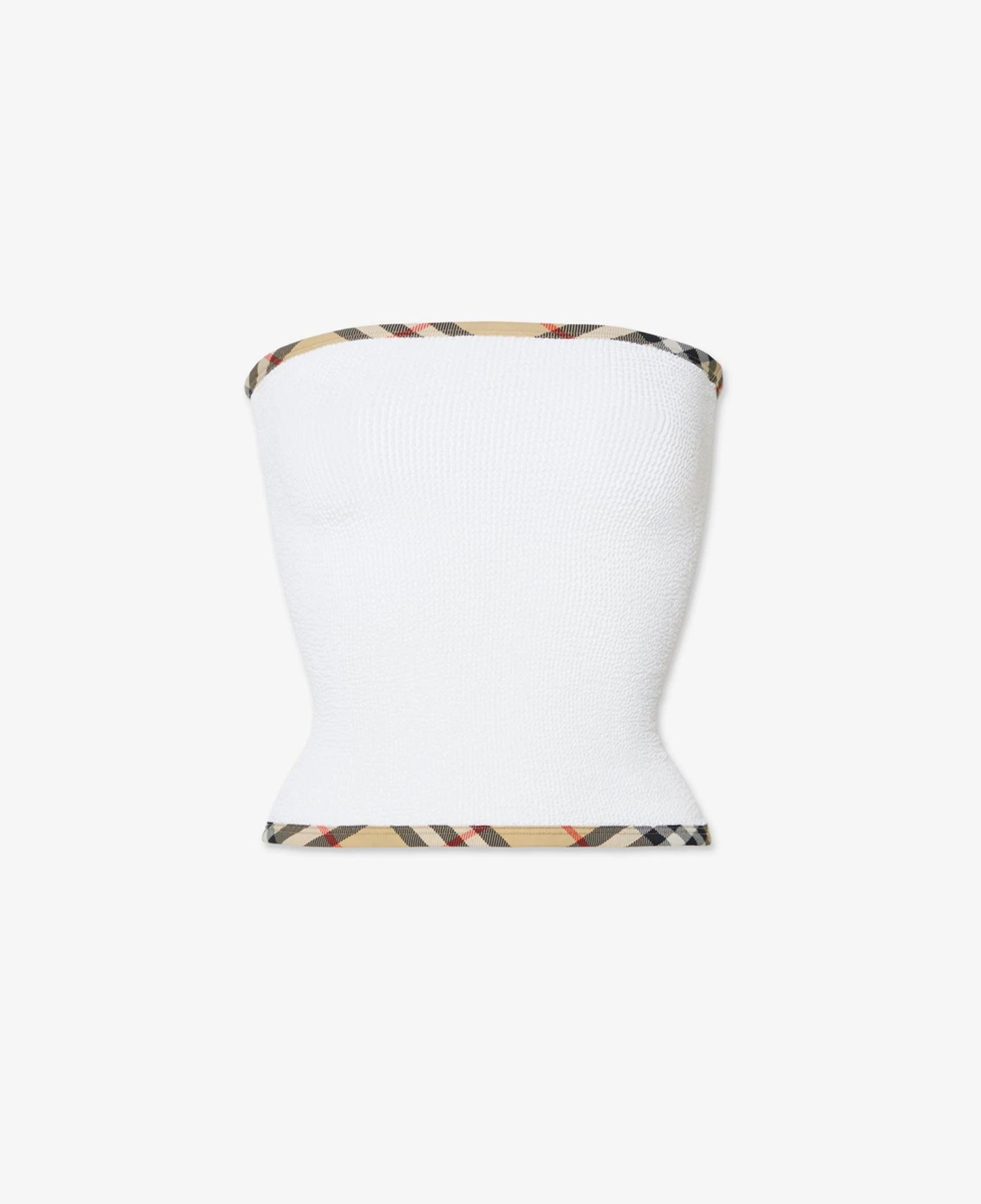 Burberry x Hunza G Devyn Yüzme Eteği/Bandeau Üst