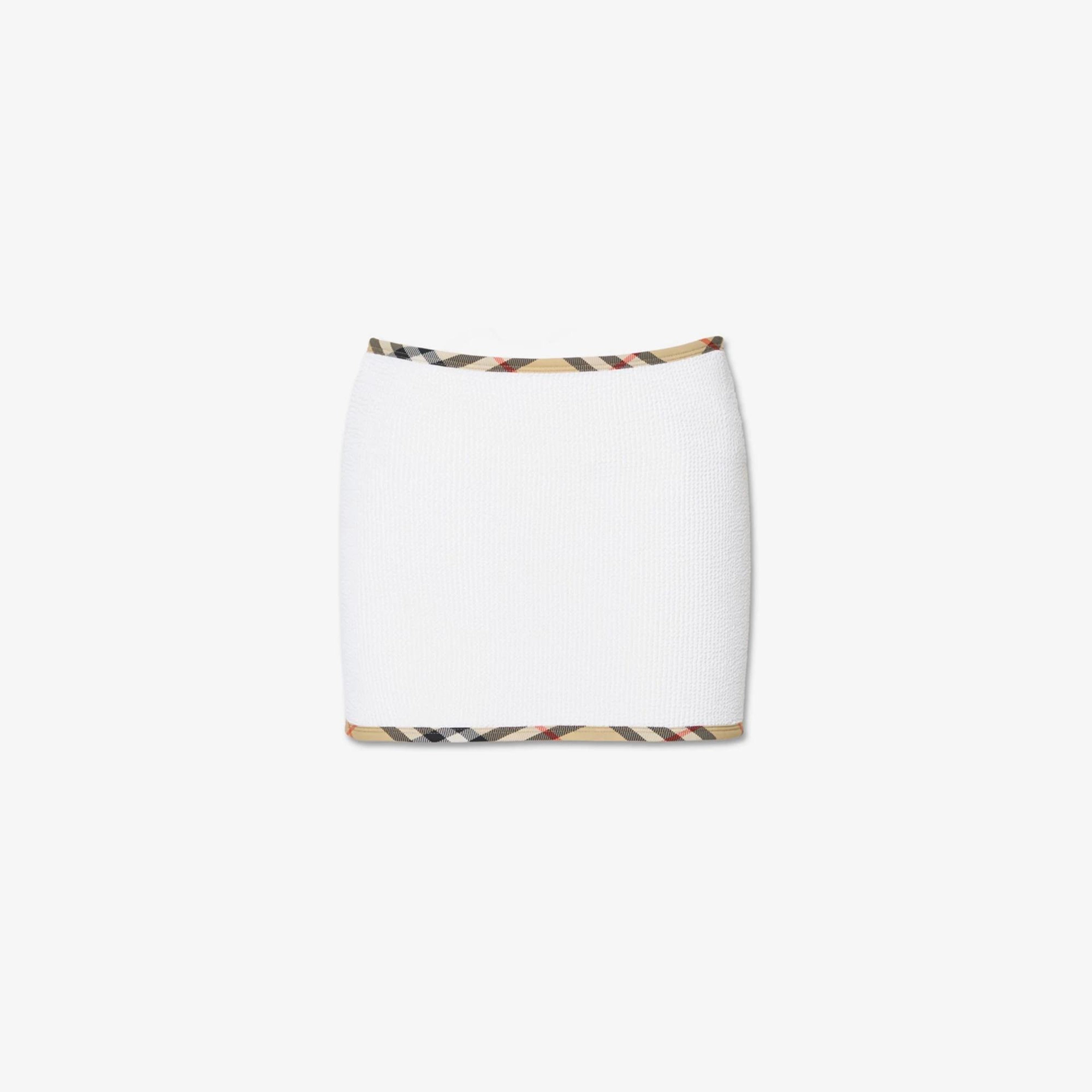 Burberry x Hunza G Devyn Yüzme Eteği/Bandeau Üst