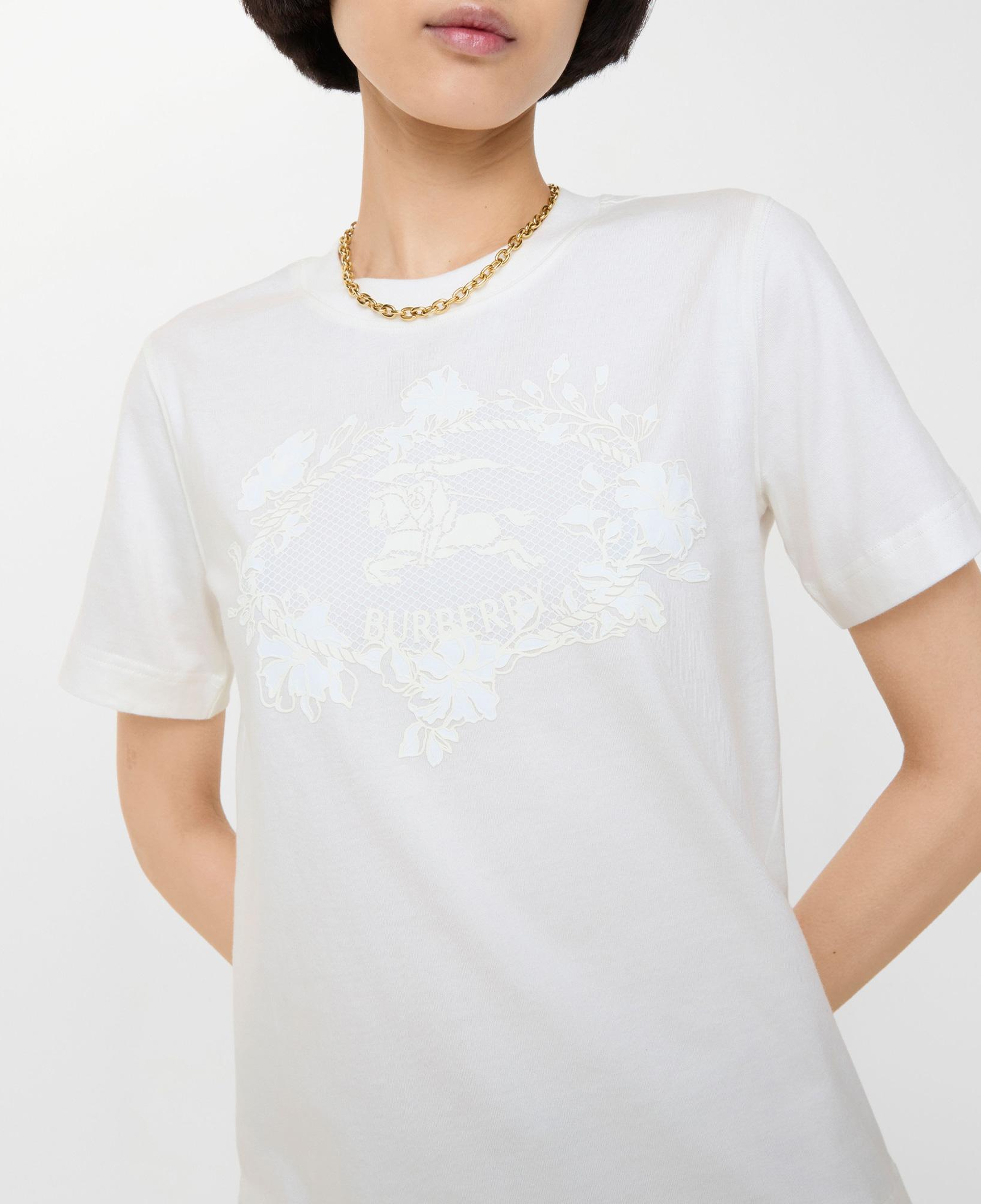 Burberry Kadın Beyaz T-Shirt