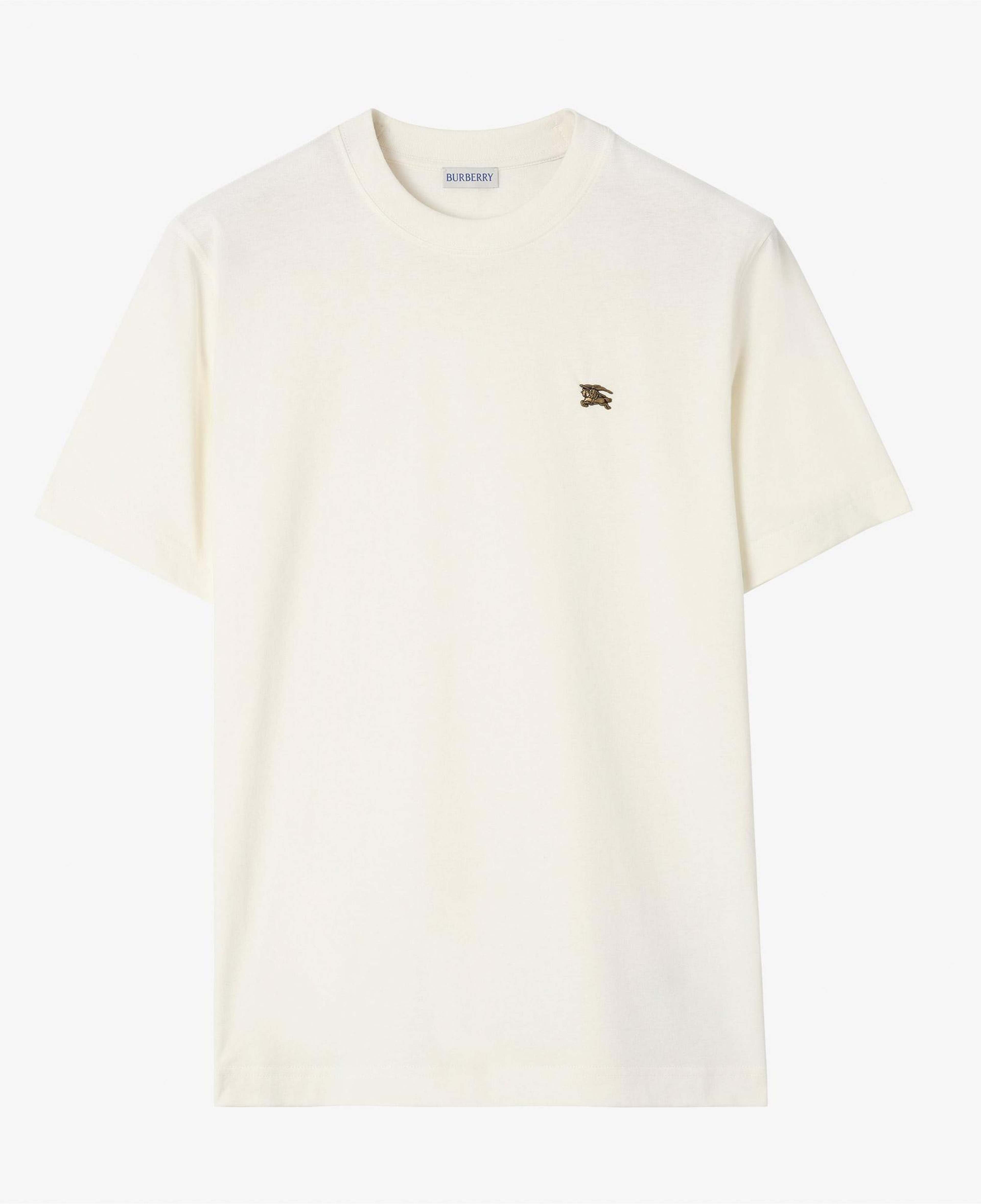 Burberry Metal Ekd Cotton Erkek Beyaz T-Shirt