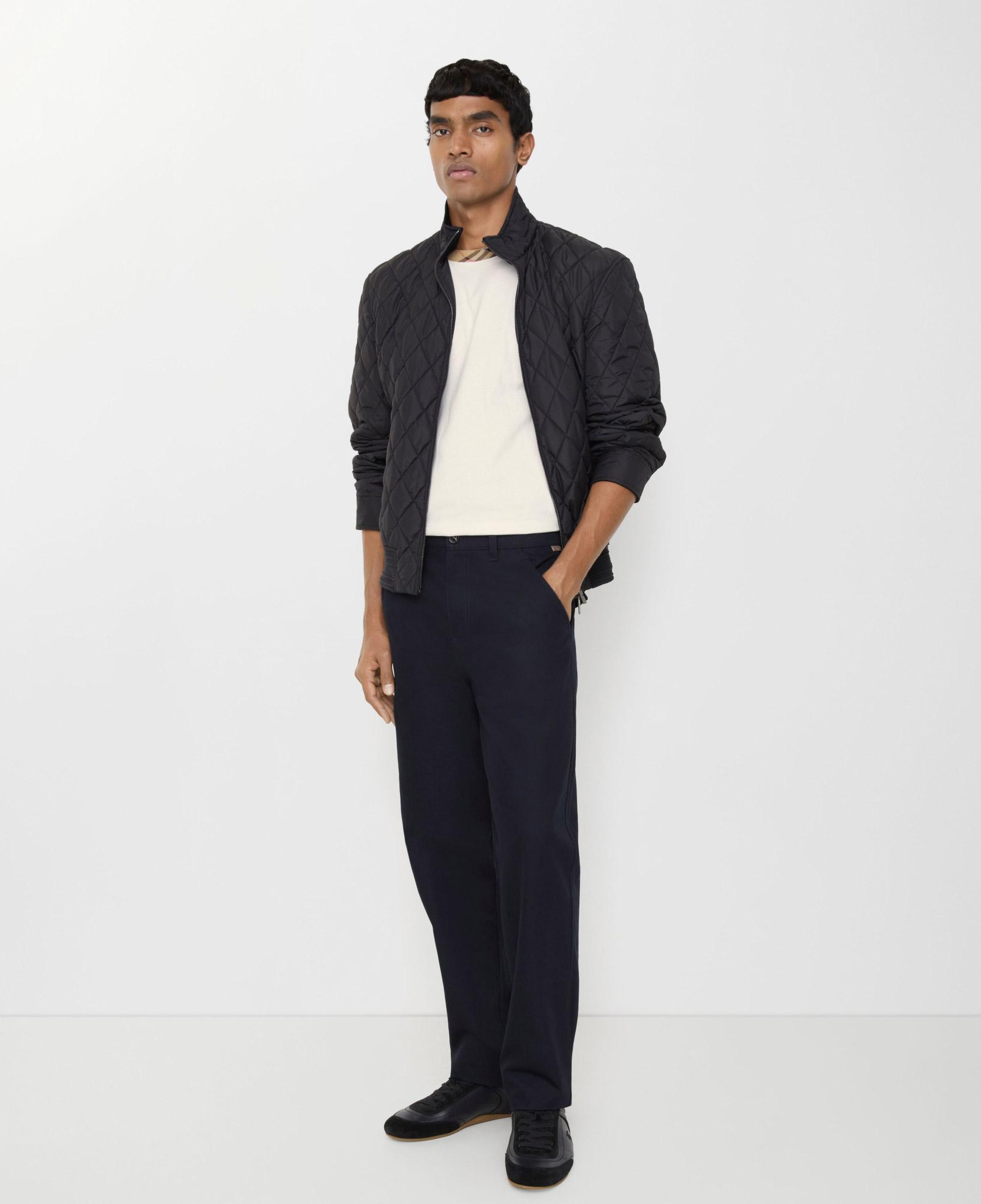 Burberry Cotton Twill Chinos Erkek Lacivert Pantolon