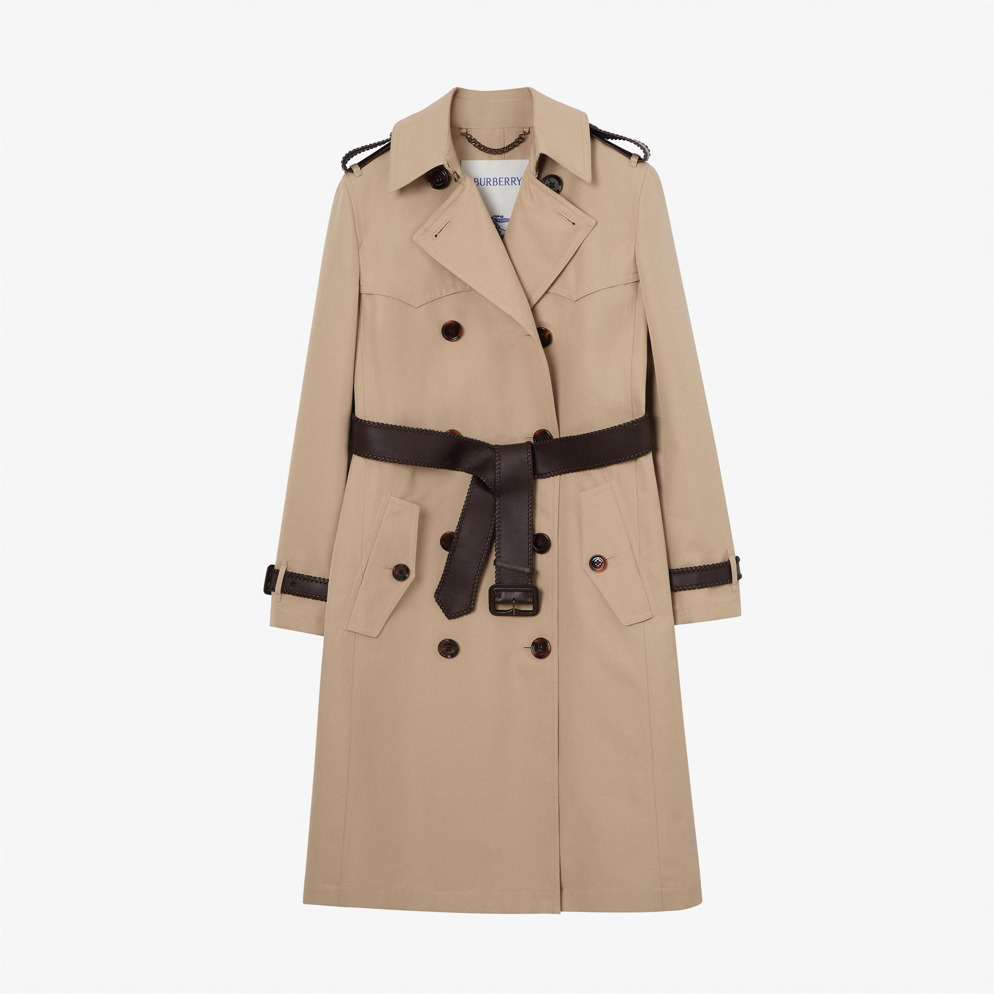Burberry Kadın Bej Pardesü
