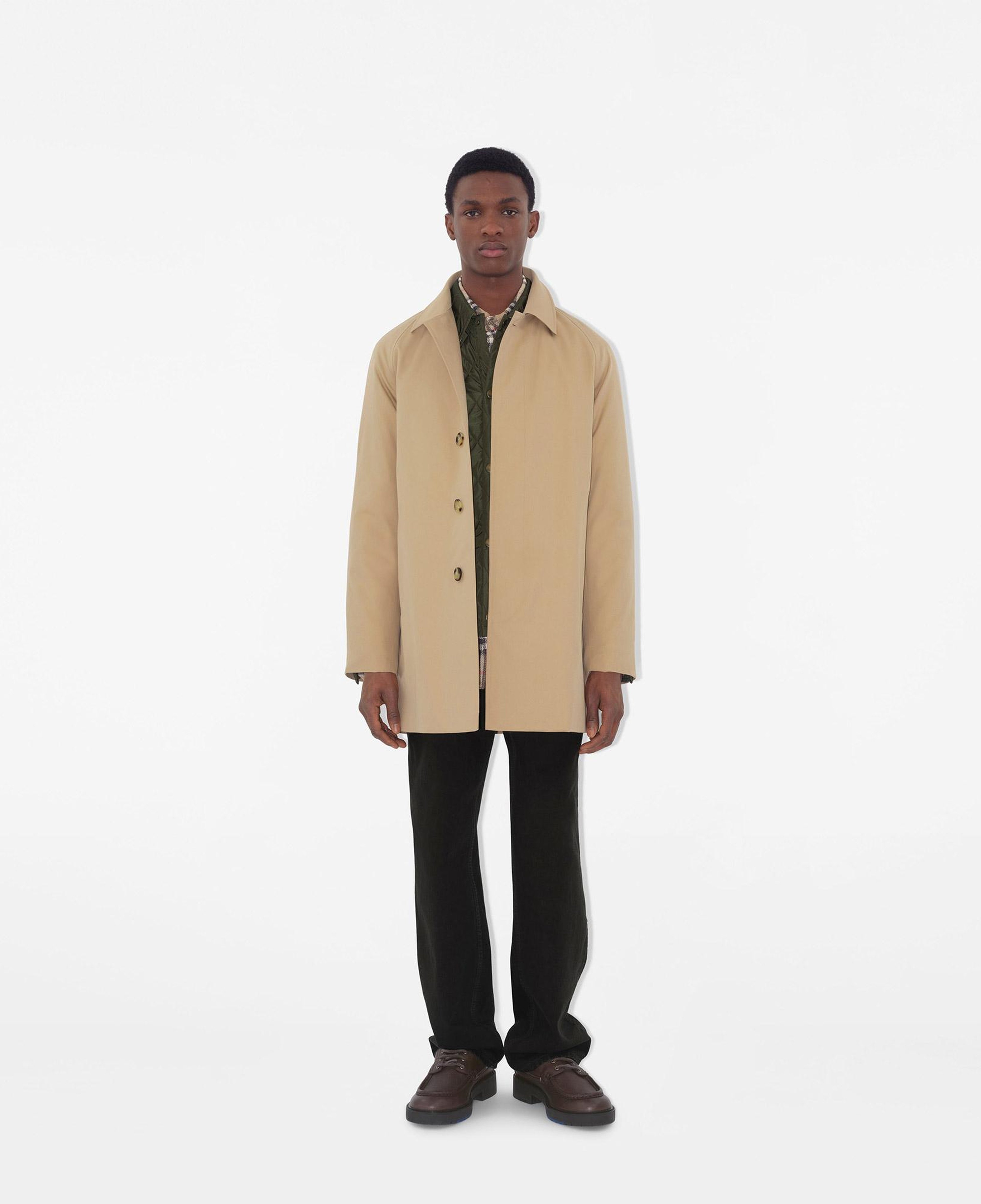 Burberry Short Camden Heritage Car Erkek Bej Trençkot