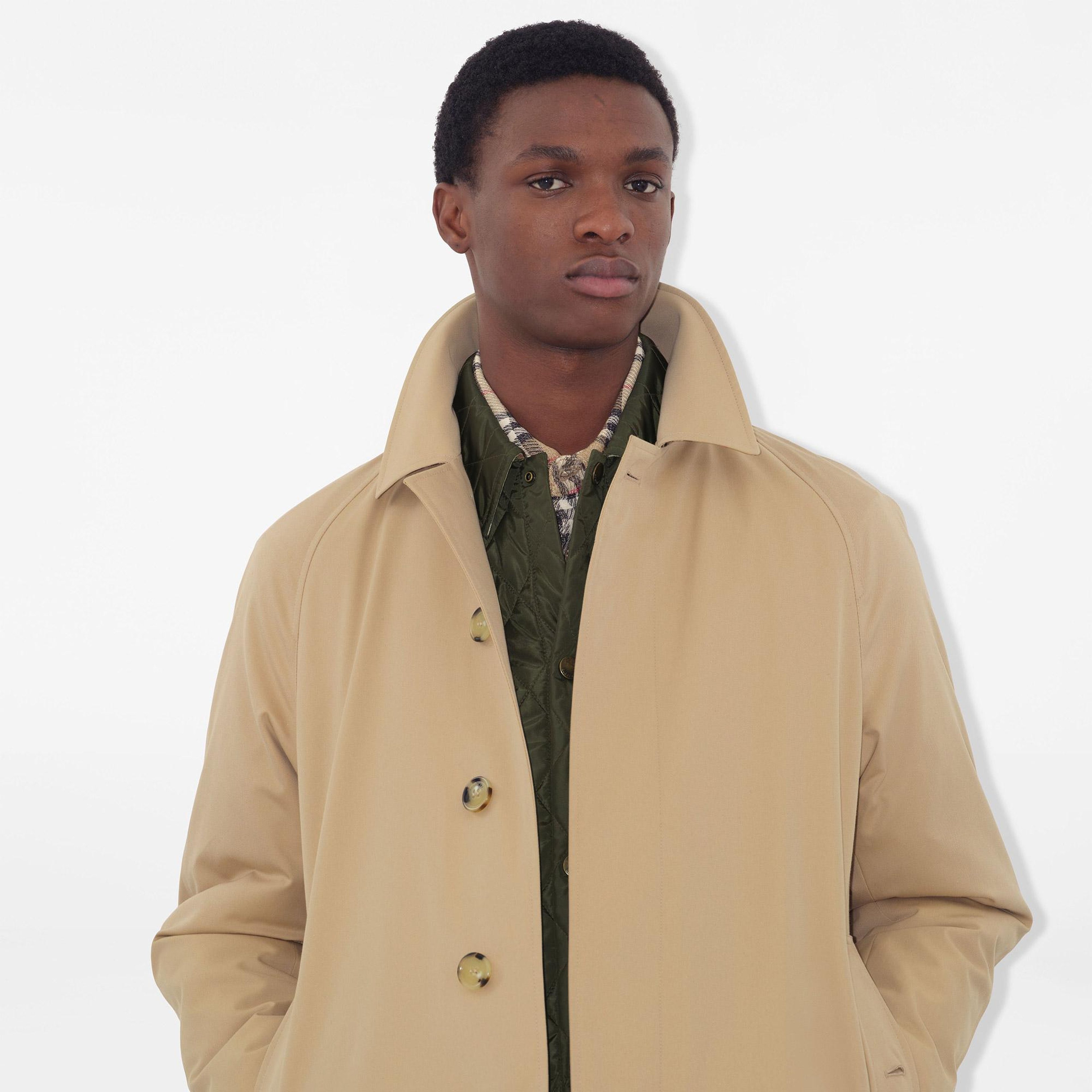 Burberry Short Camden Heritage Car Erkek Bej Trençkot