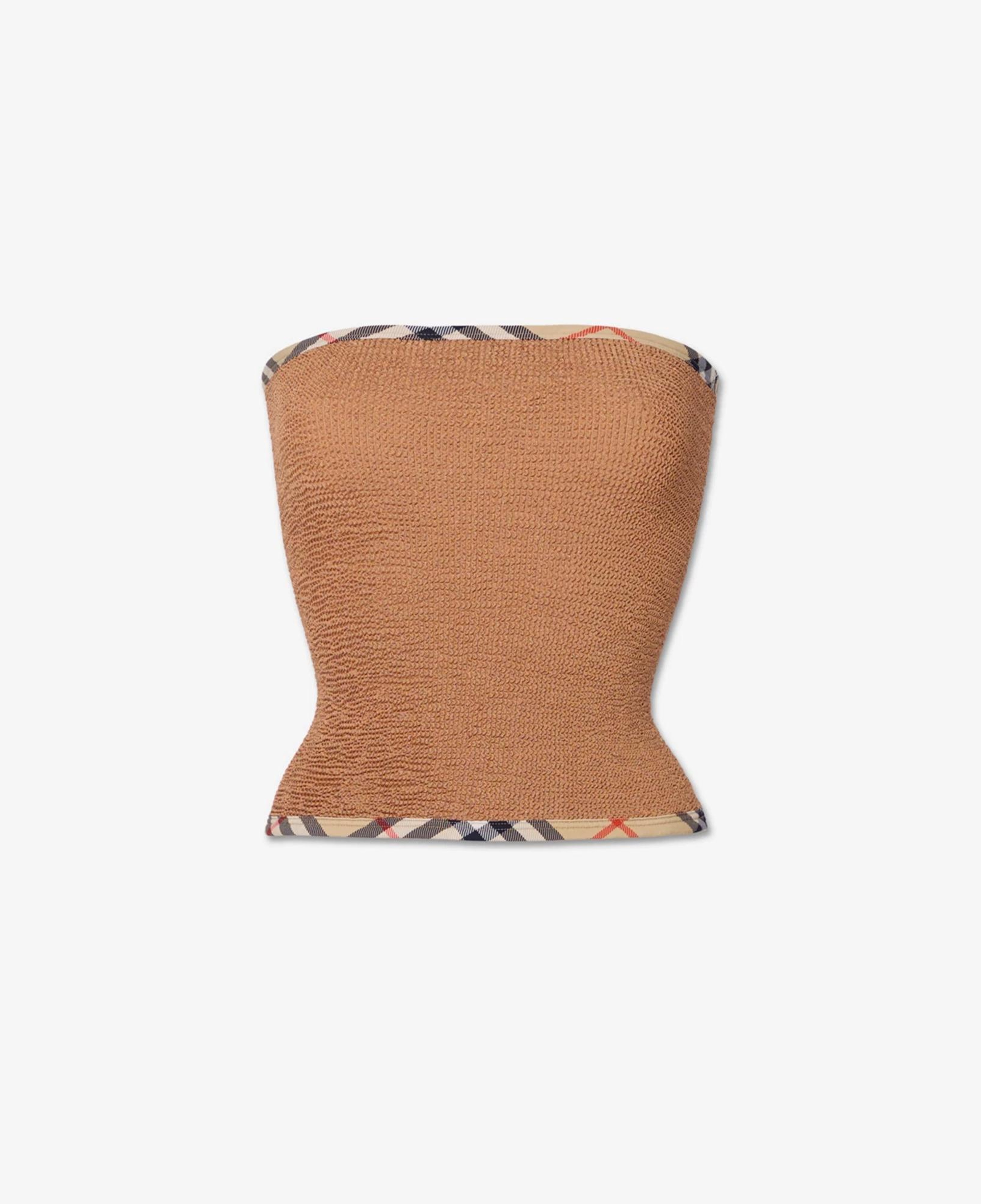 Burberry x Hunza G Devyn Yüzme Eteği/Bandeau Üst