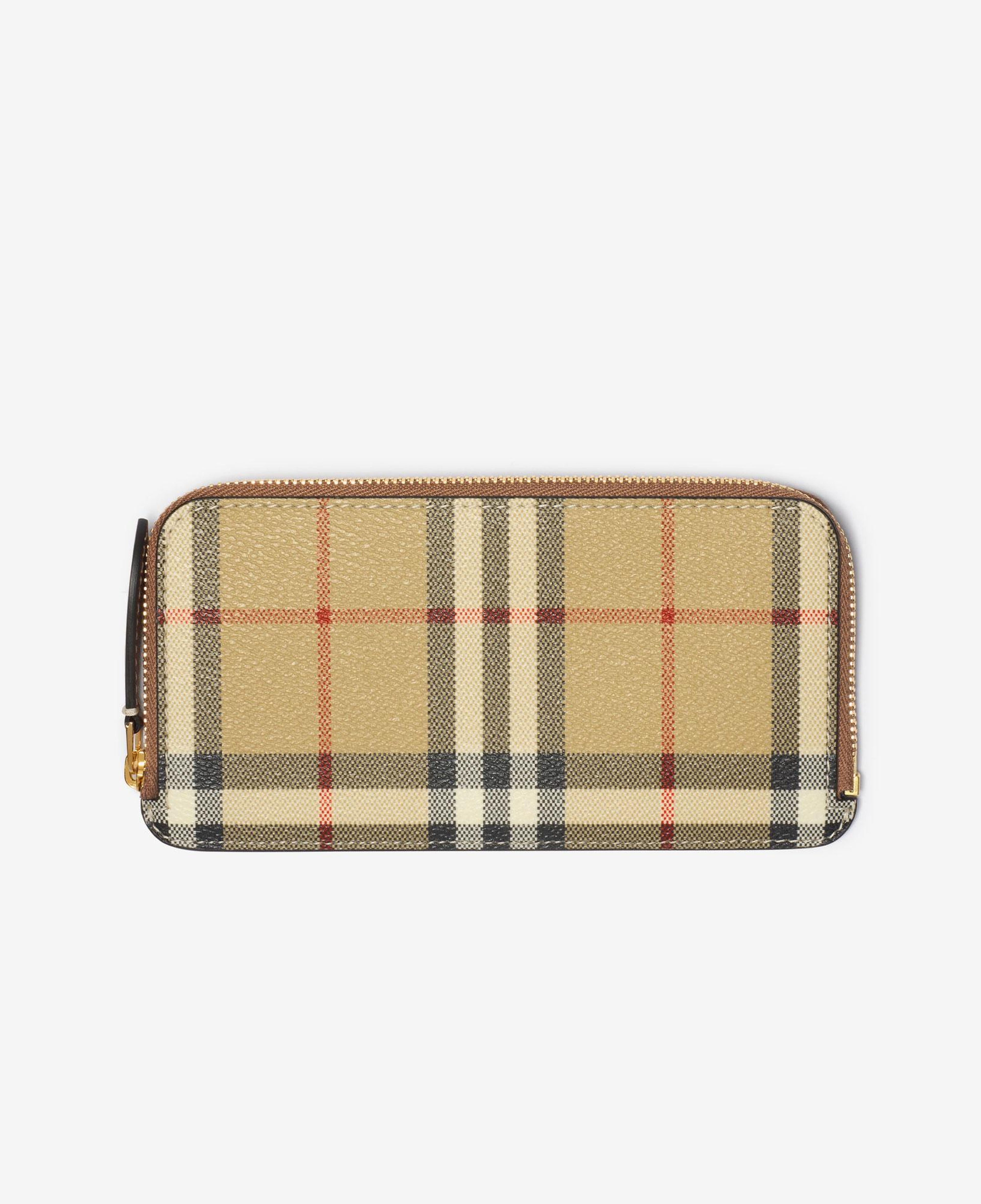 Burberry Large Check Zip Kadın Bej Kartlık