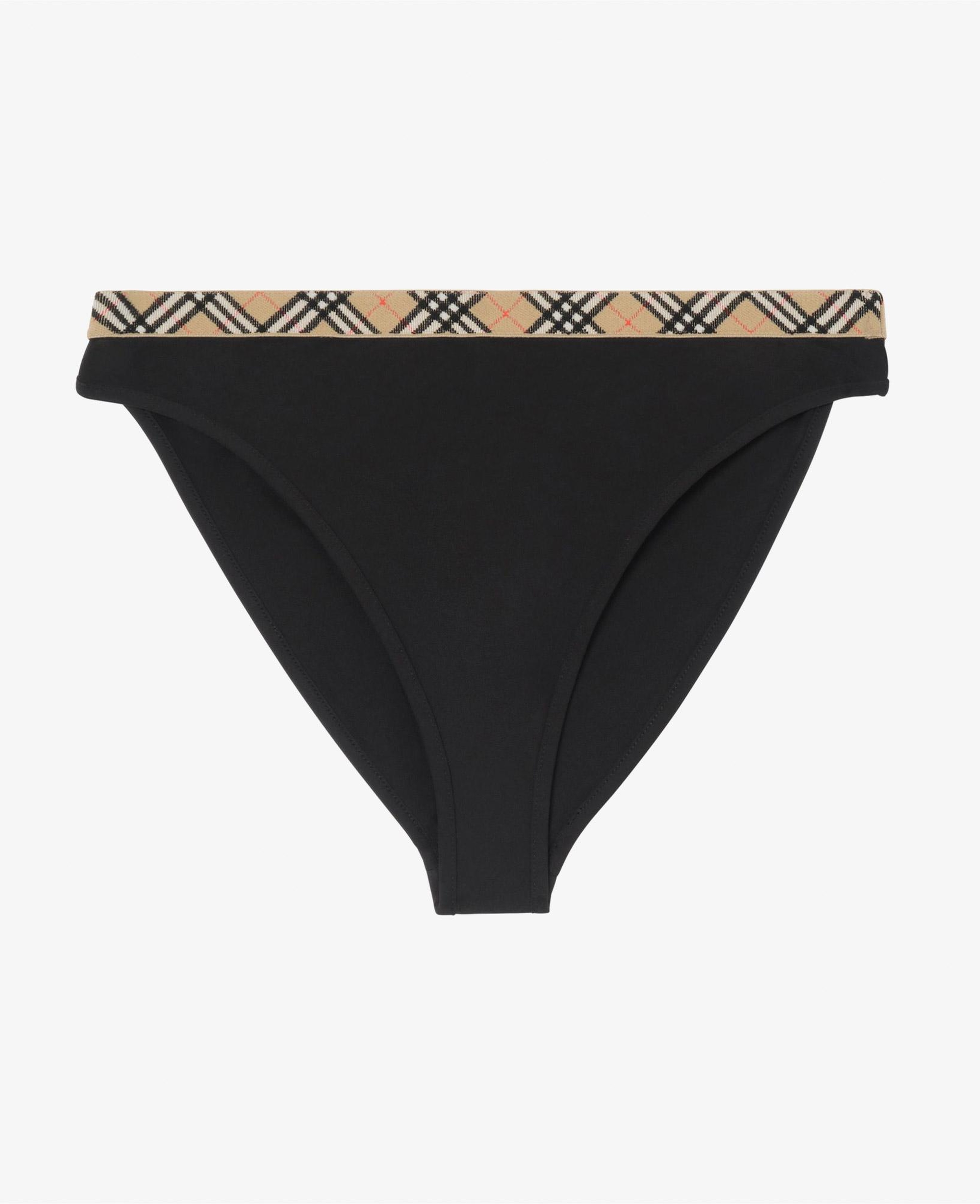 Burberry Check Trim Kadın Siyah Bikini Altı
