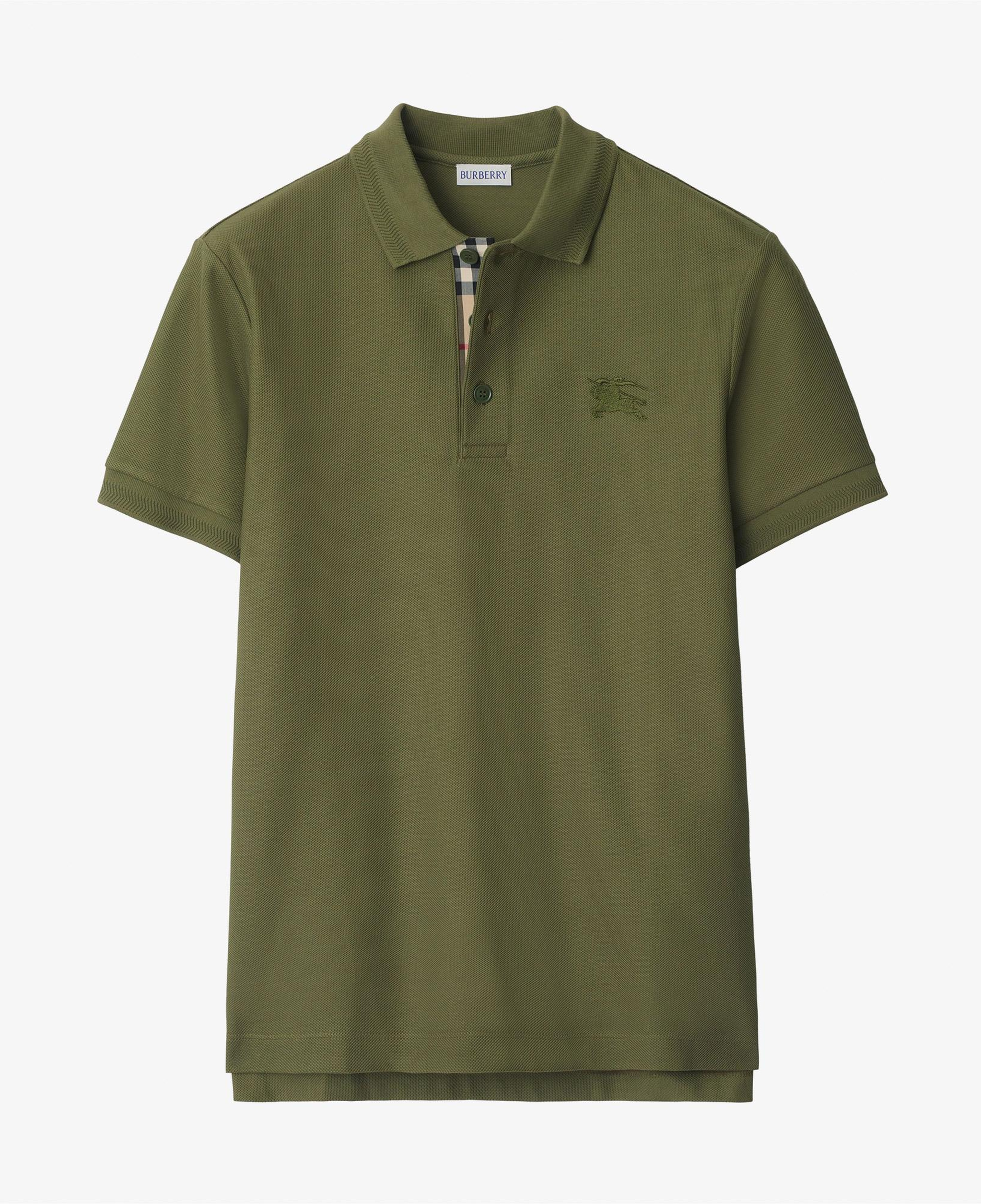 Burberry Cotton Erkek Haki Polo