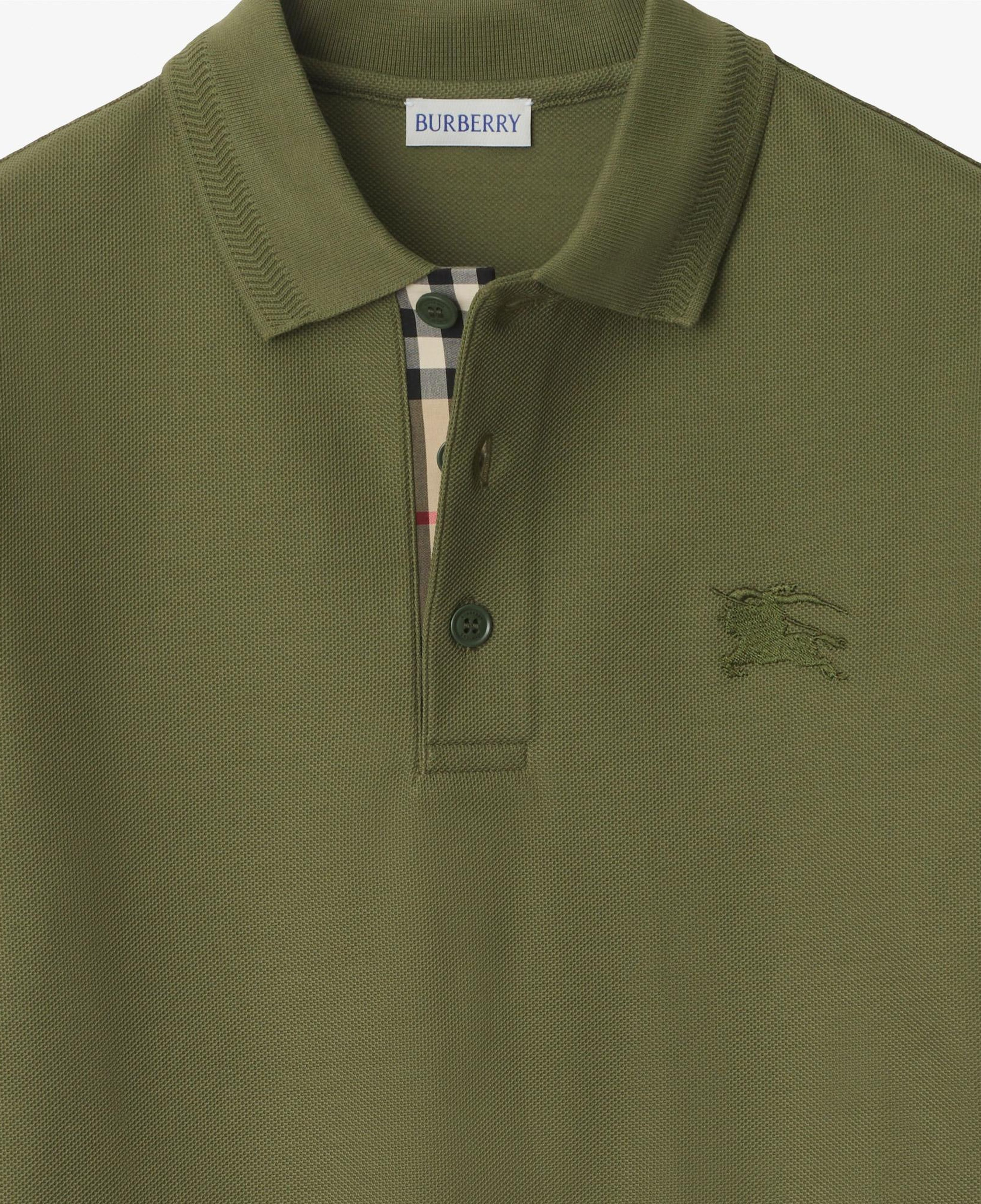 Burberry Cotton Erkek Haki Polo