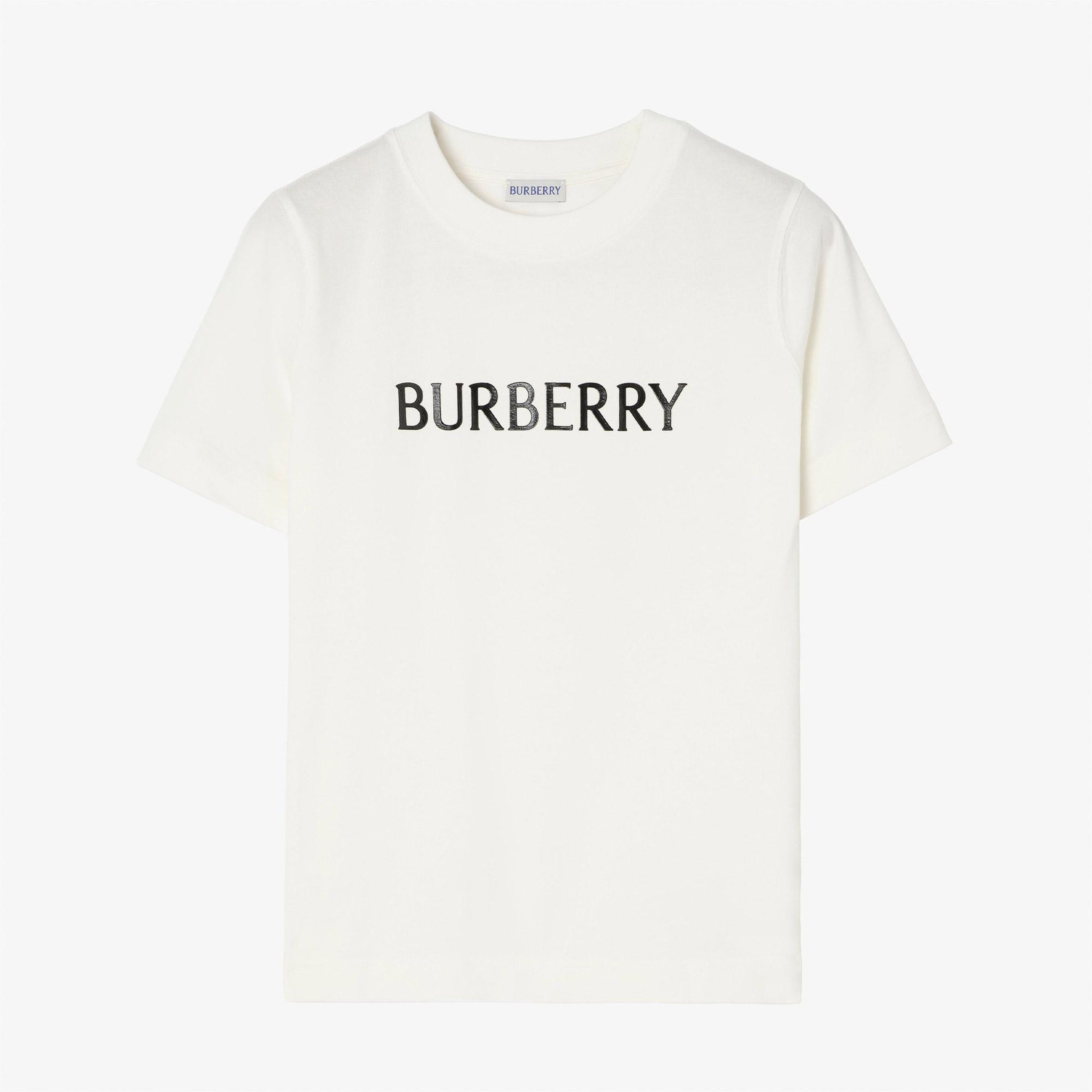 Burberry Kadın Beyaz T-Shirt