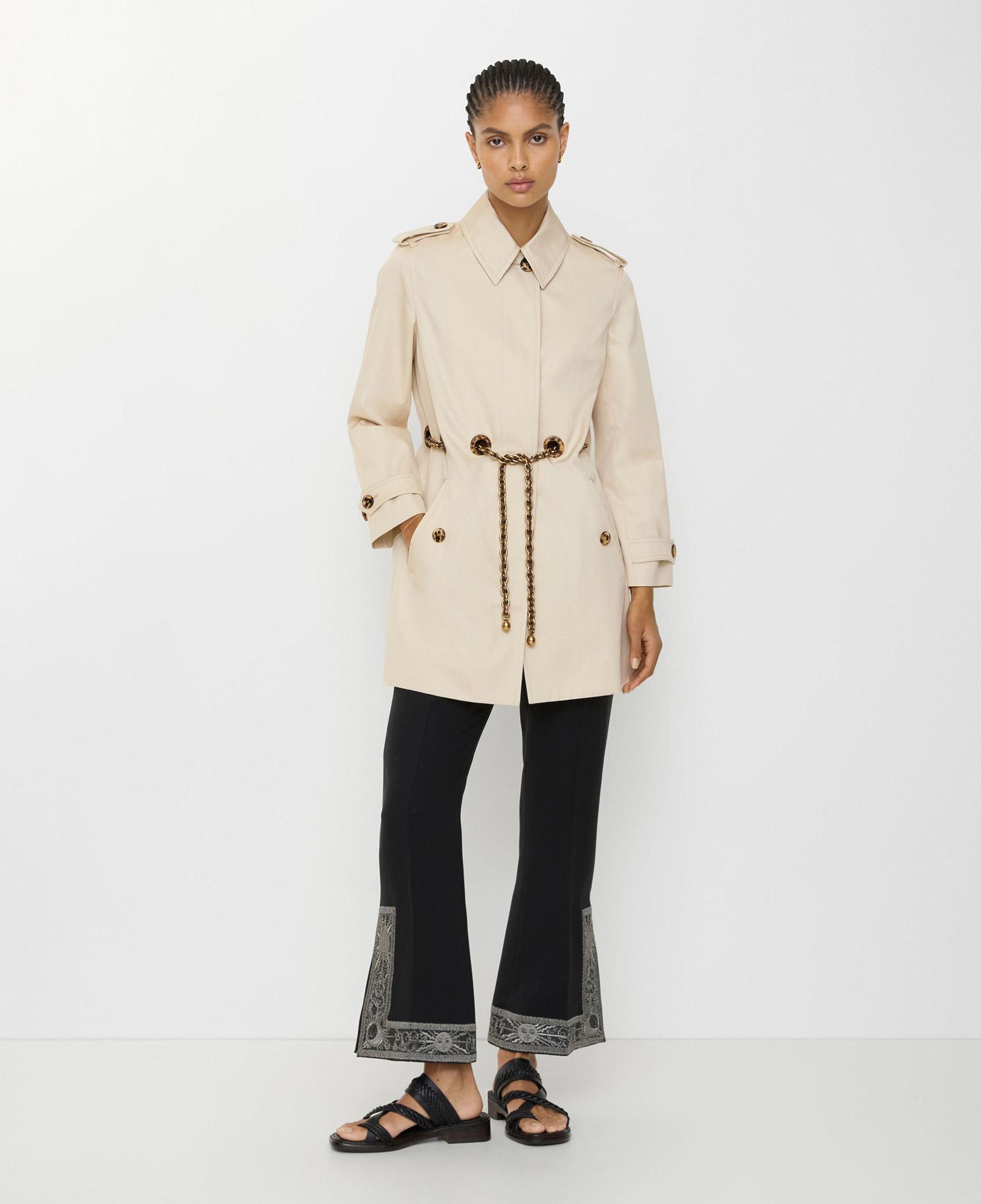 Burberry Kadın Bej Pardesü