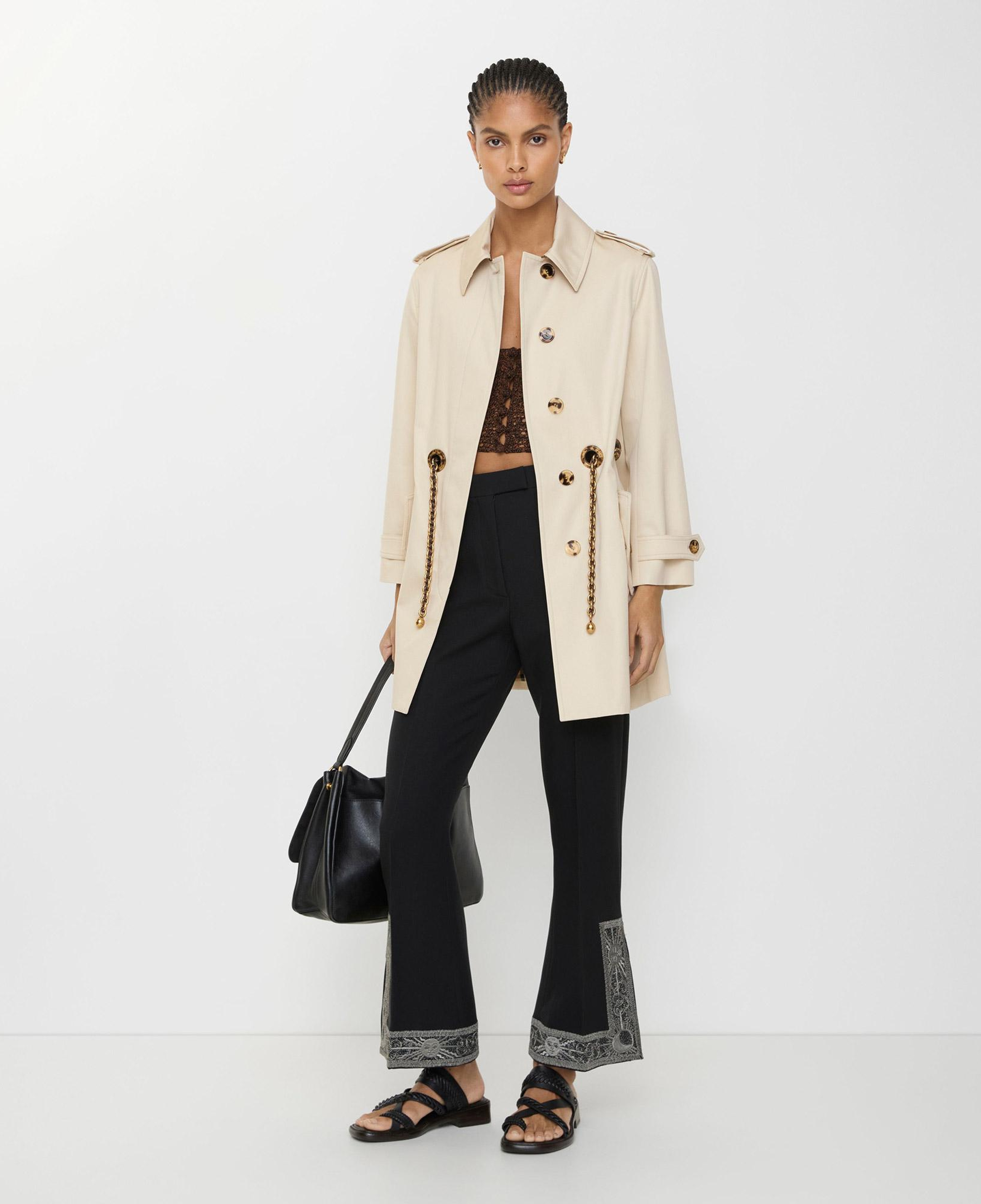 Burberry Kadın Bej Pardesü