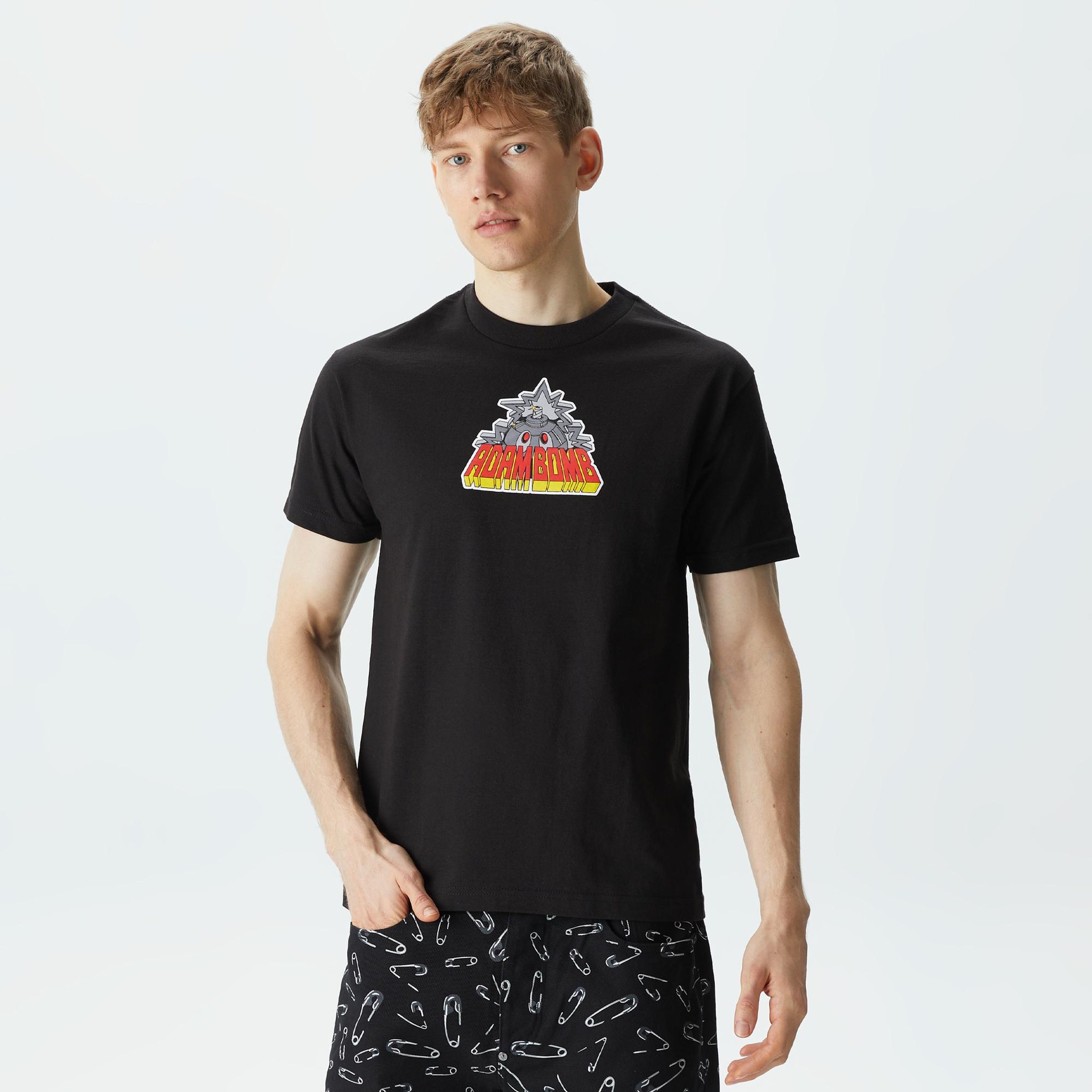 The Hundreds Mecha Bomb Erkek Siyah T-Shirt