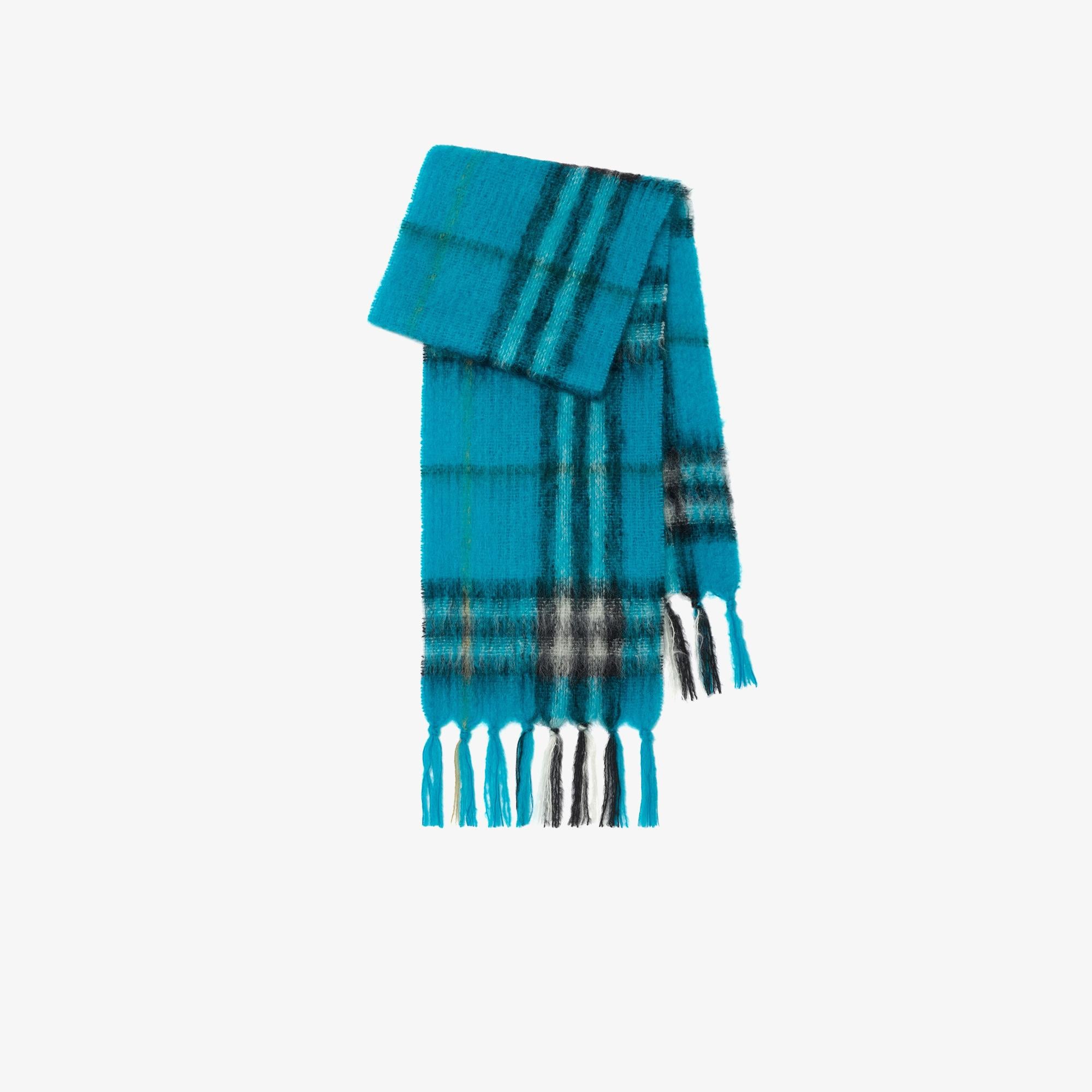 Burberry Kadın Mavi Atkı