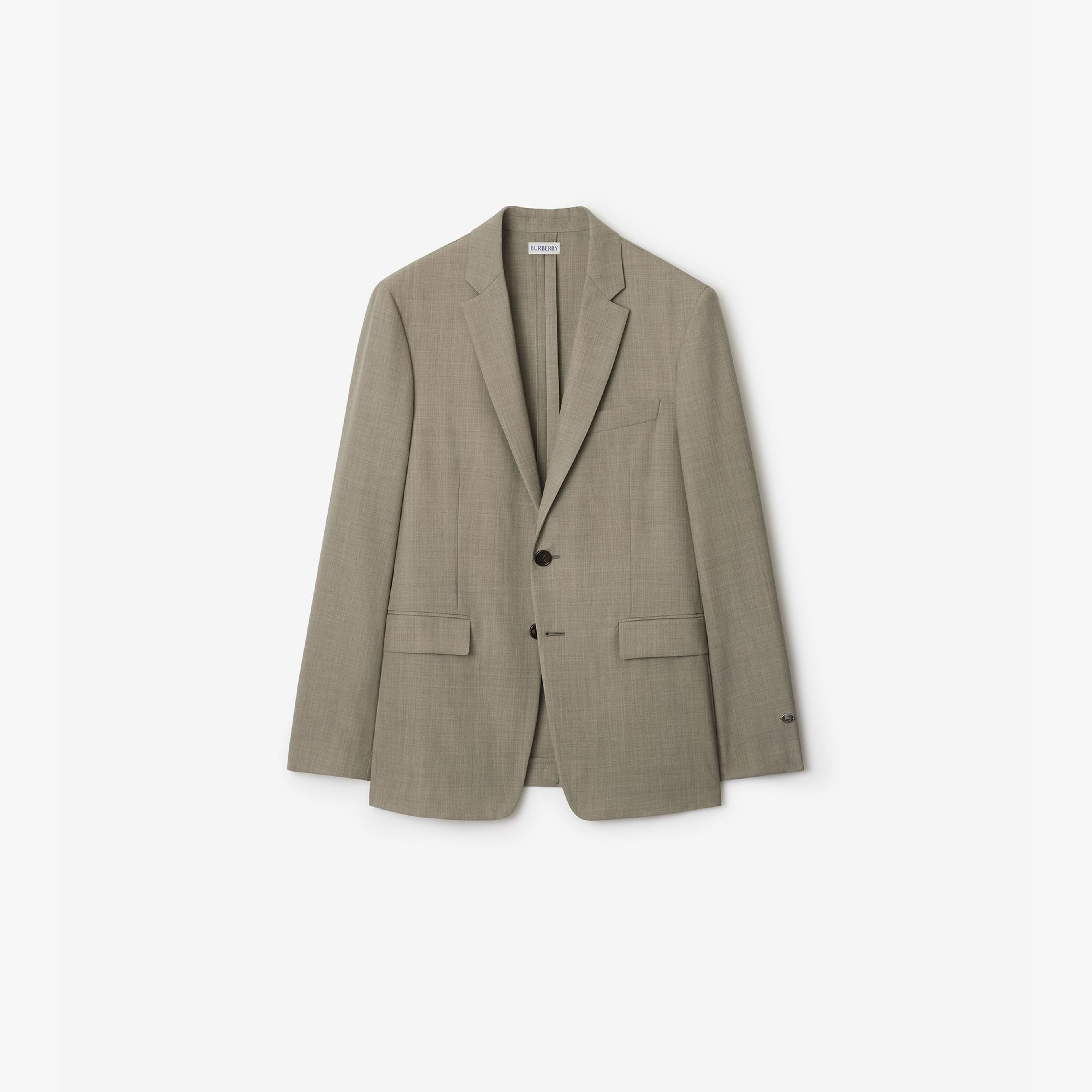 Burberry Erkek Haki Yün Ceket
