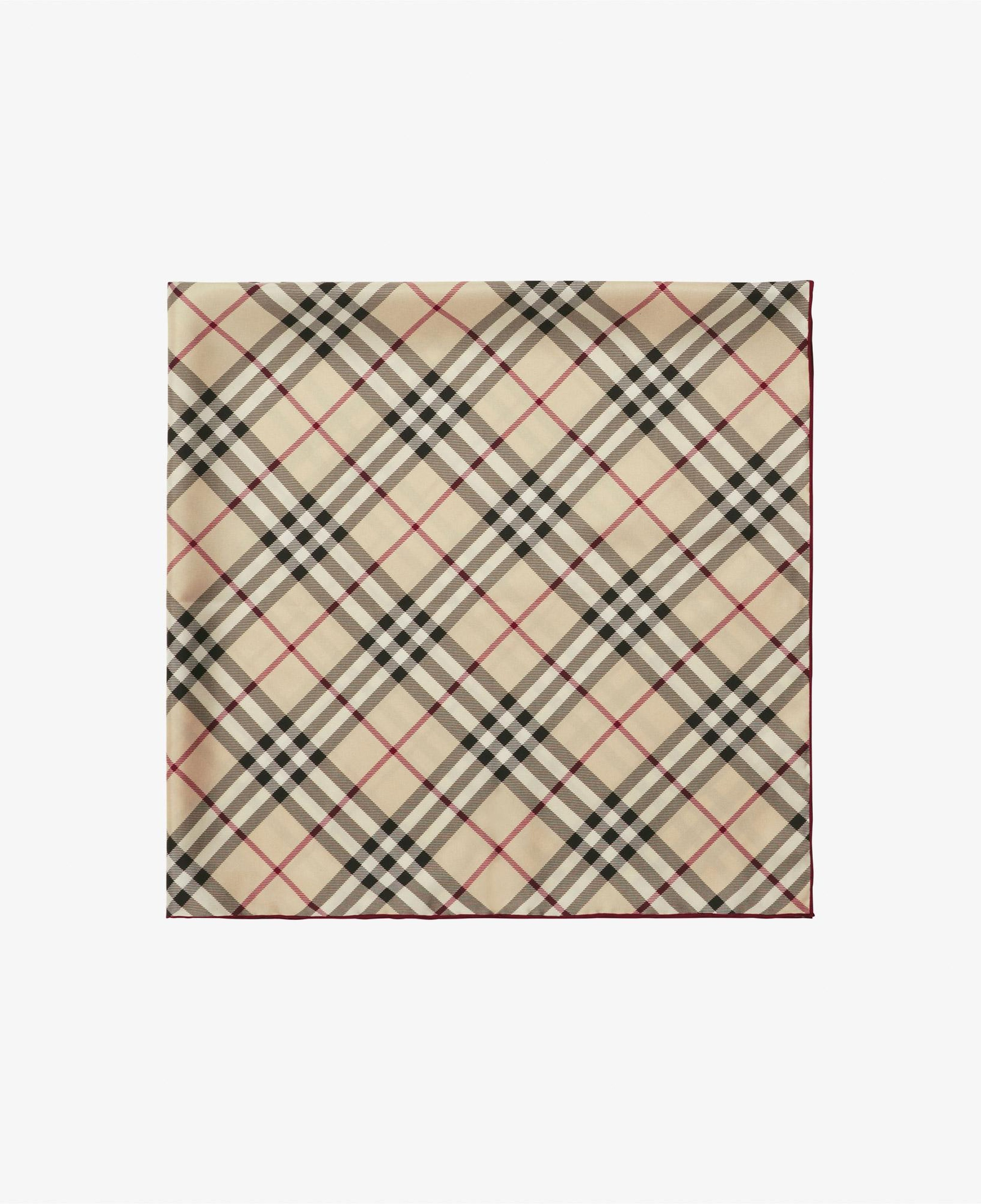 Burberry Check İpek Krem Rengi Kadın Krem Rengi Atkı