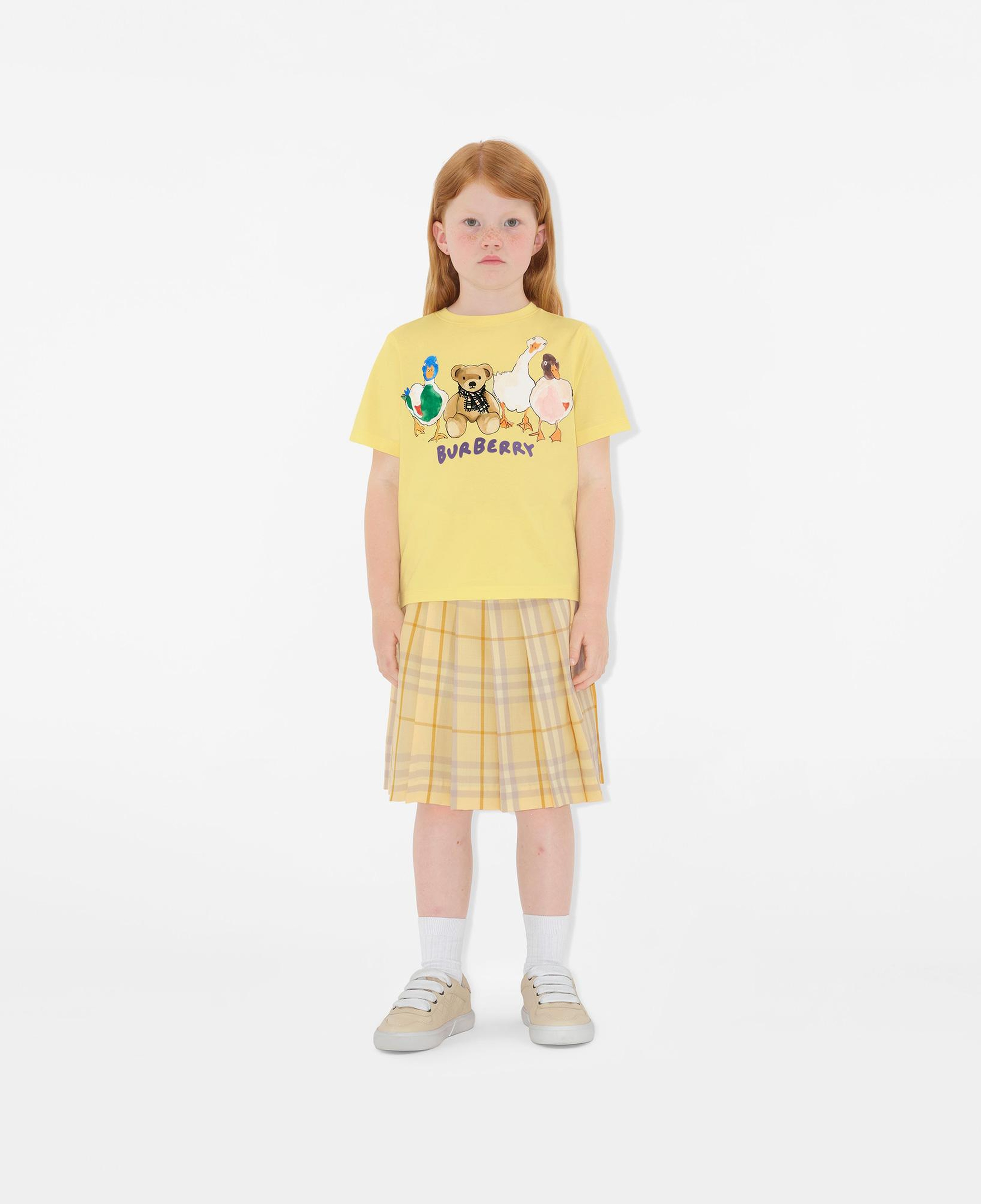 Burberry Çocuk Sarı T-Shirt
