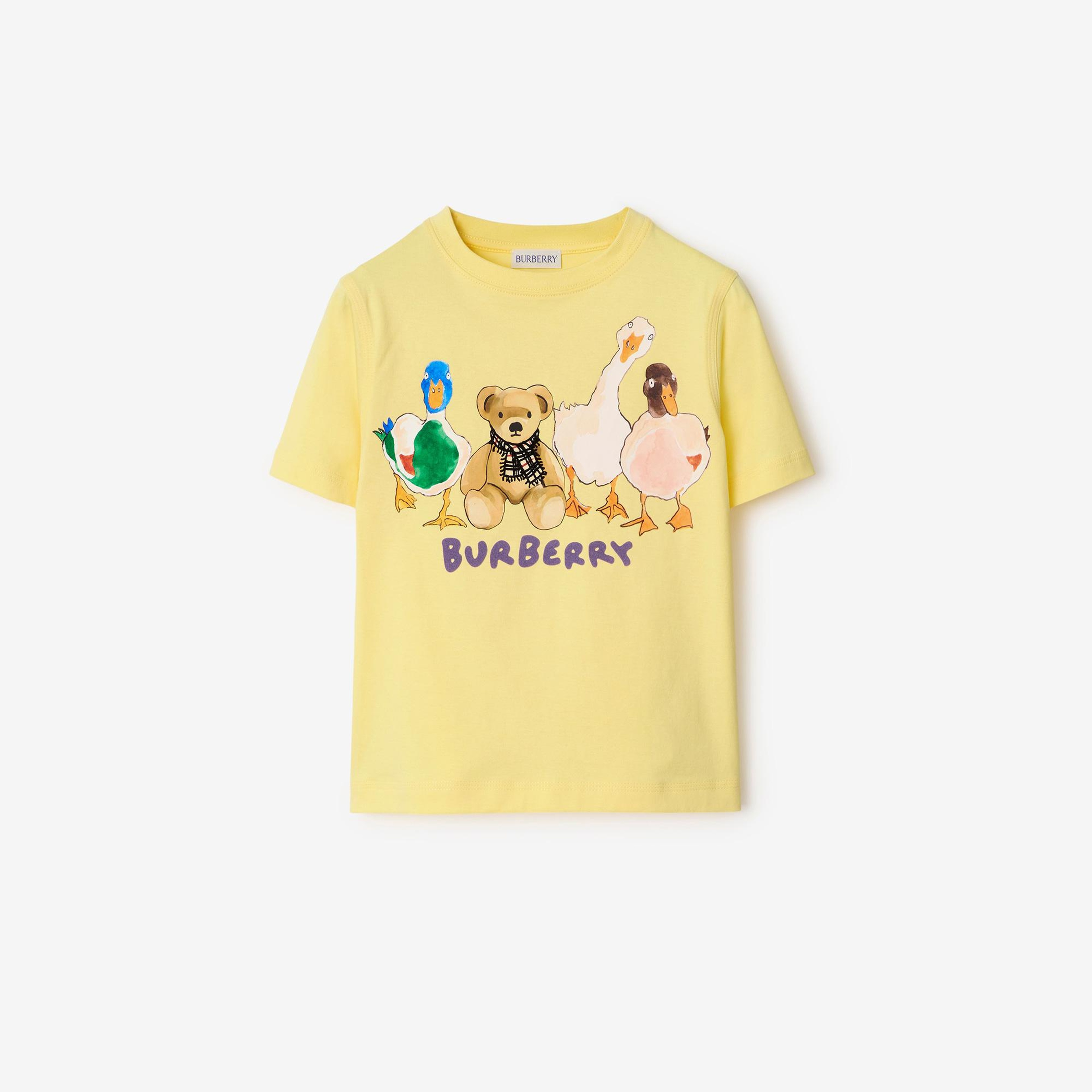 Burberry Çocuk Sarı T-Shirt