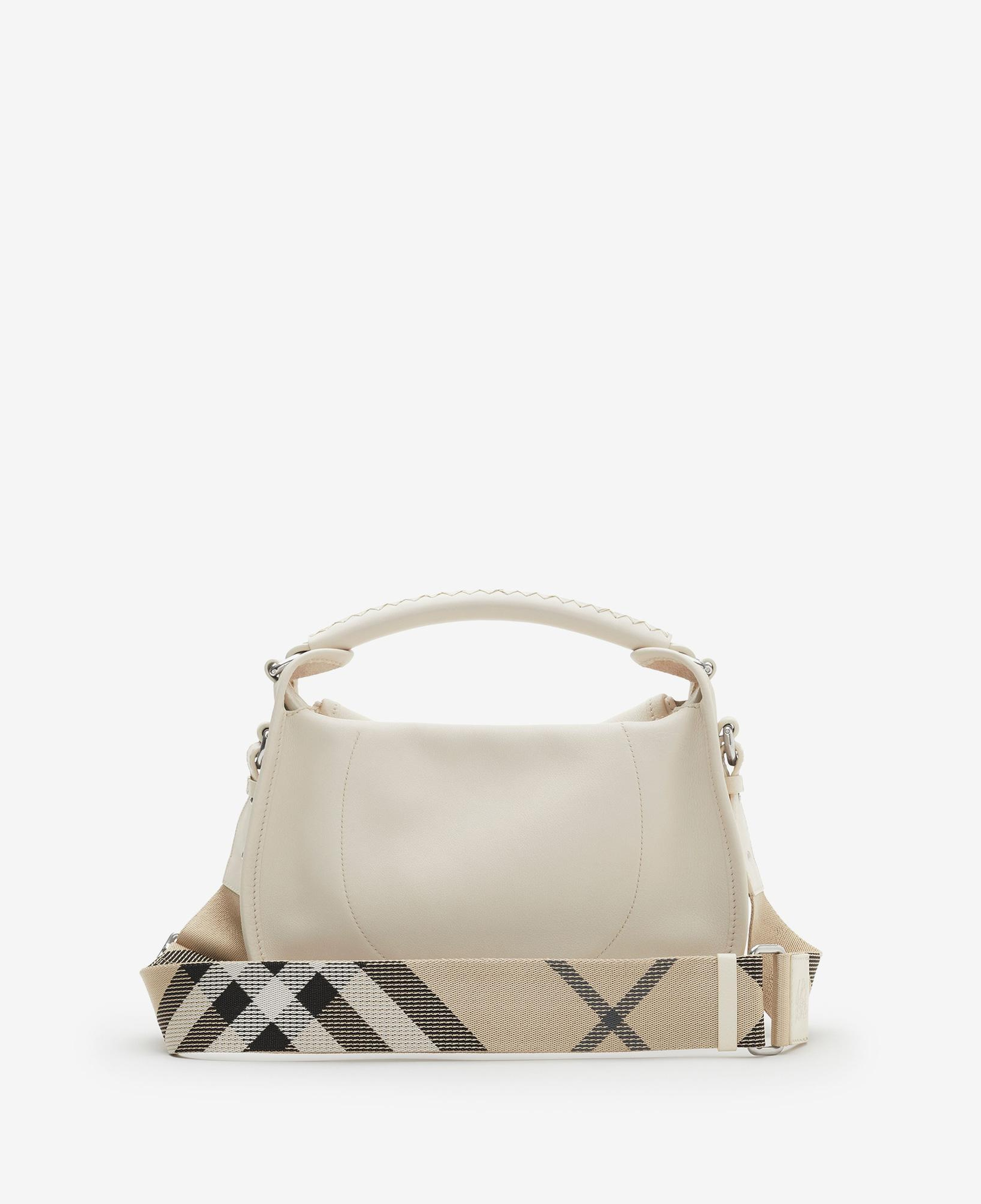 Burberry Small Clip Messenger Kadın Krem Çapraz Çantası