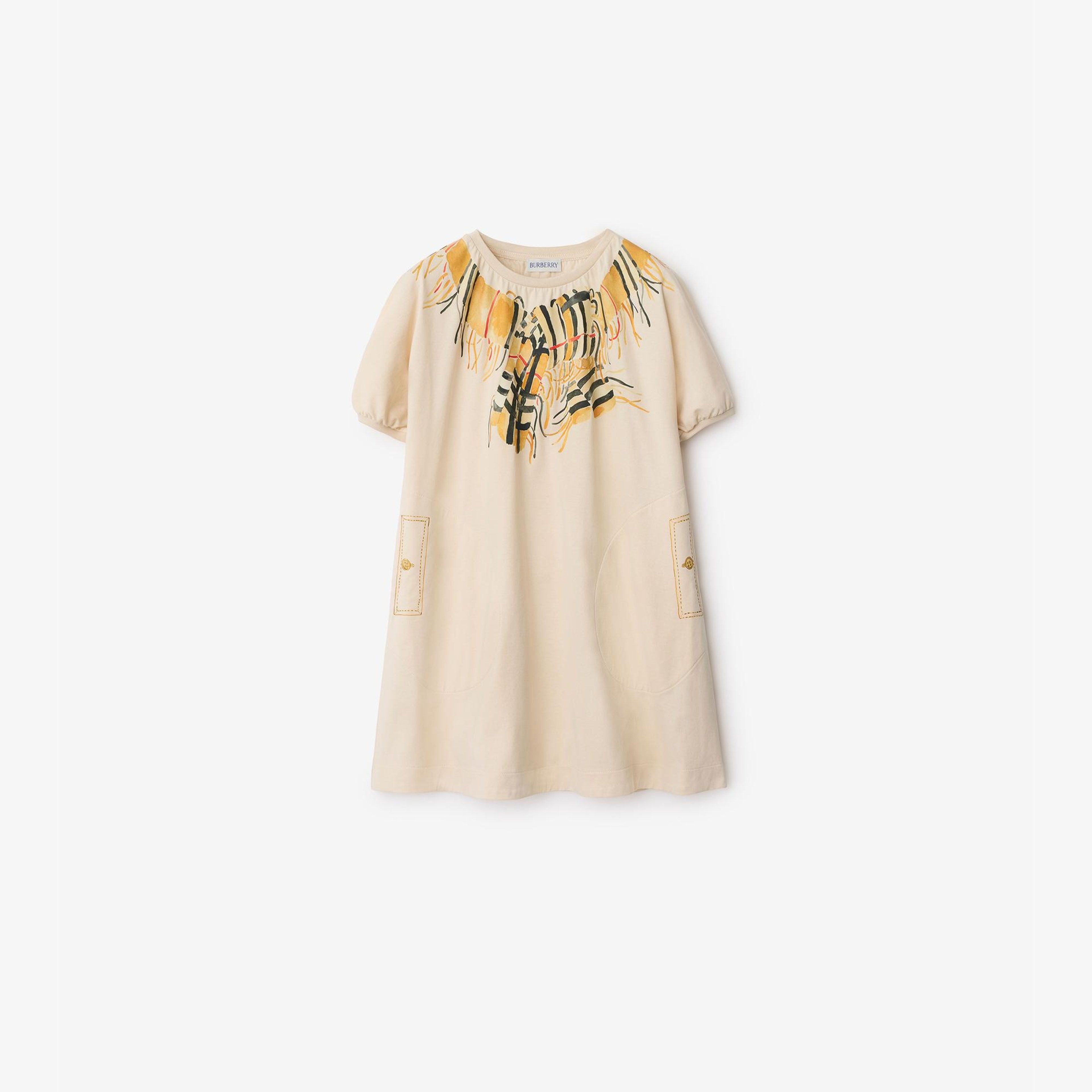 Burberry Çocuk Beyaz Elbise