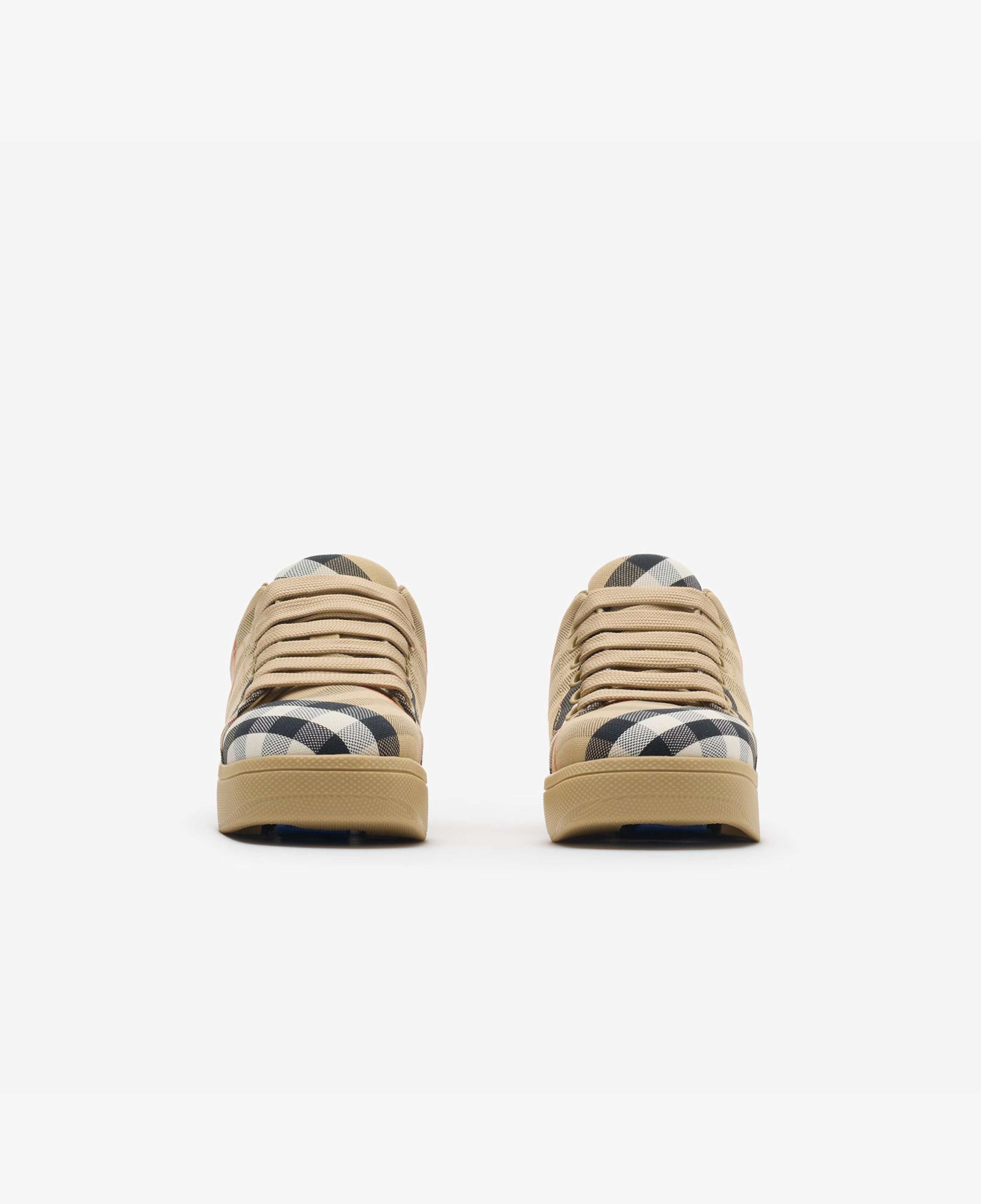Burberry Cambridge Check Çocuk Bej Sneaker