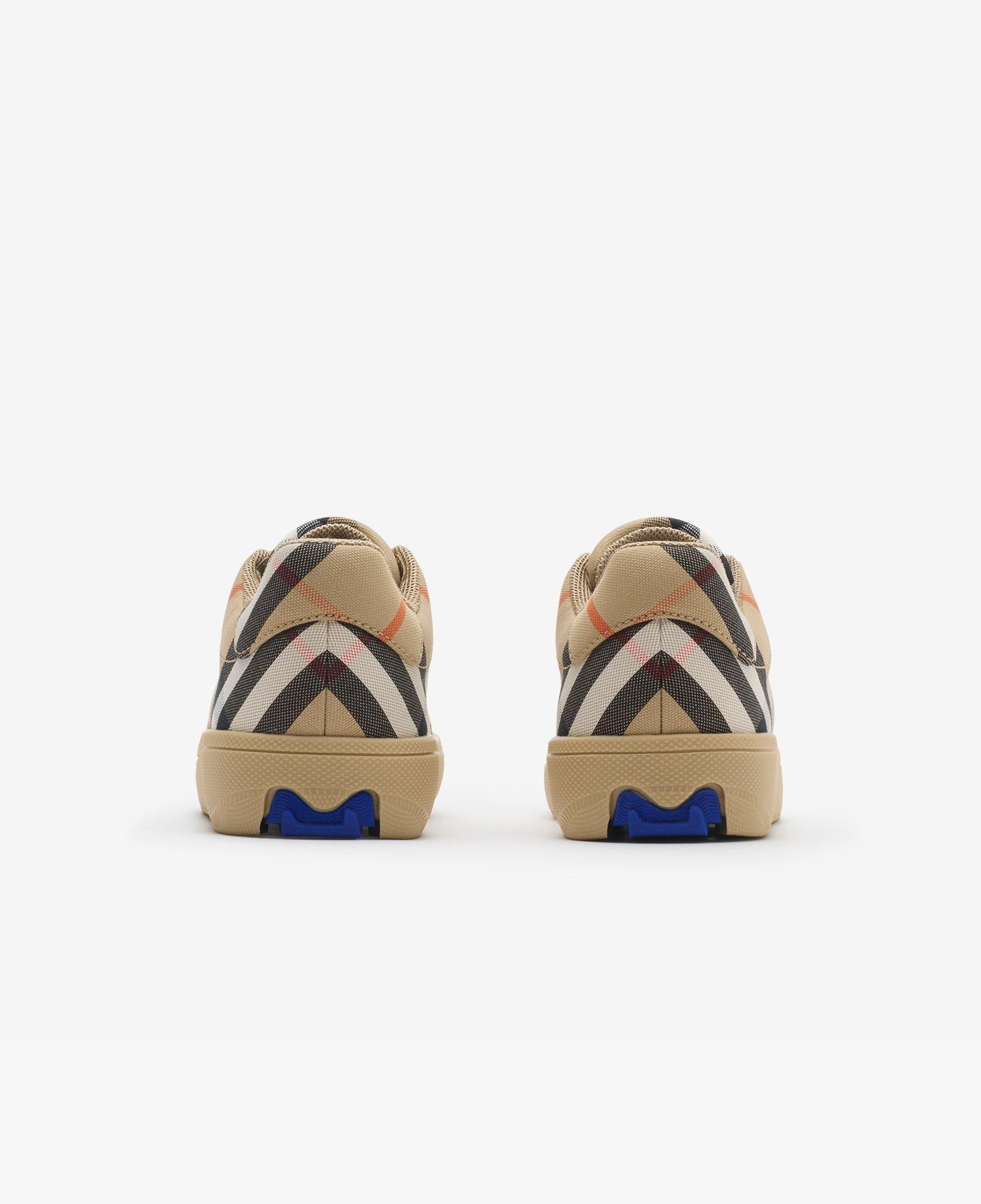 Burberry Cambridge Check Çocuk Bej Sneaker