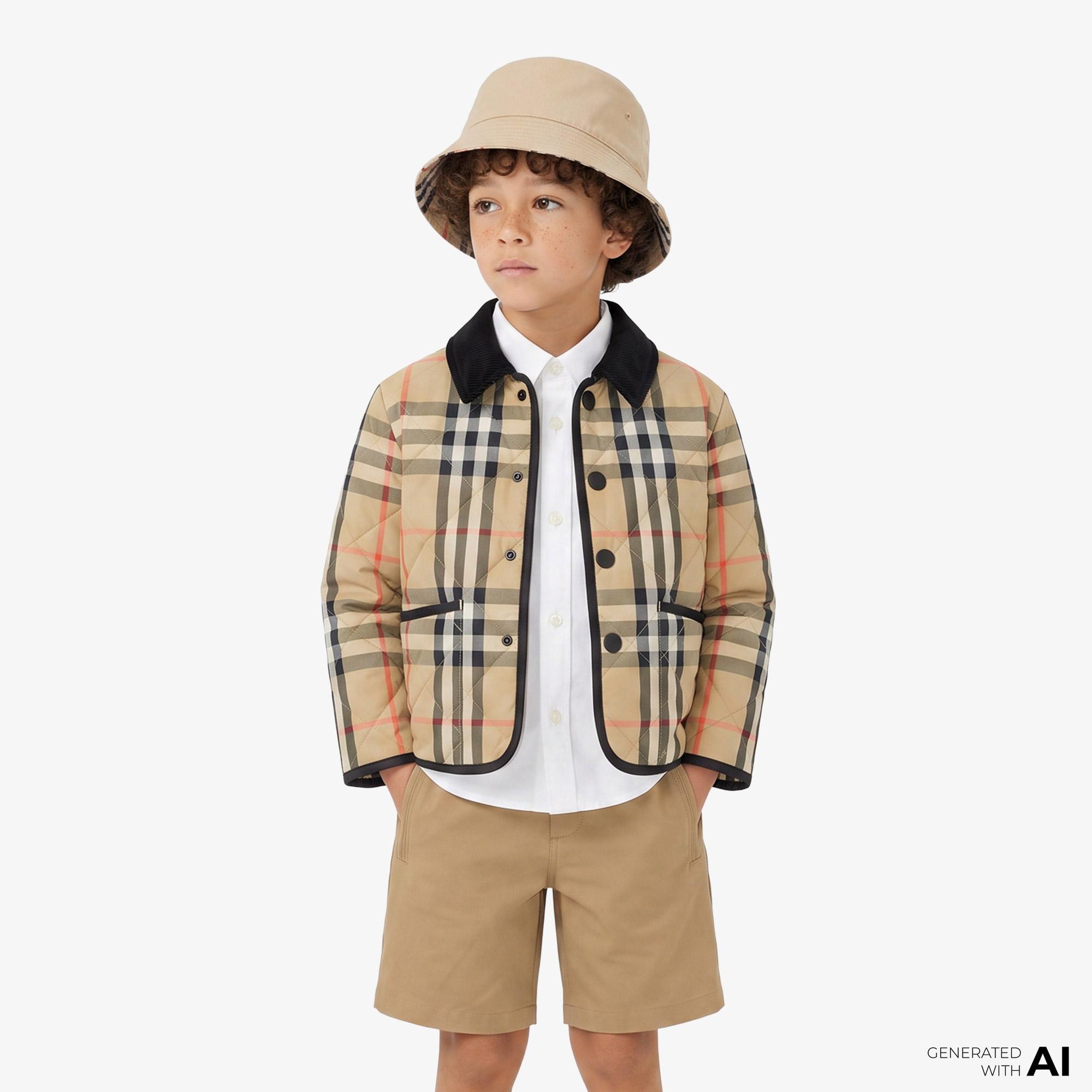 Burberry Çocuk Bej Mont