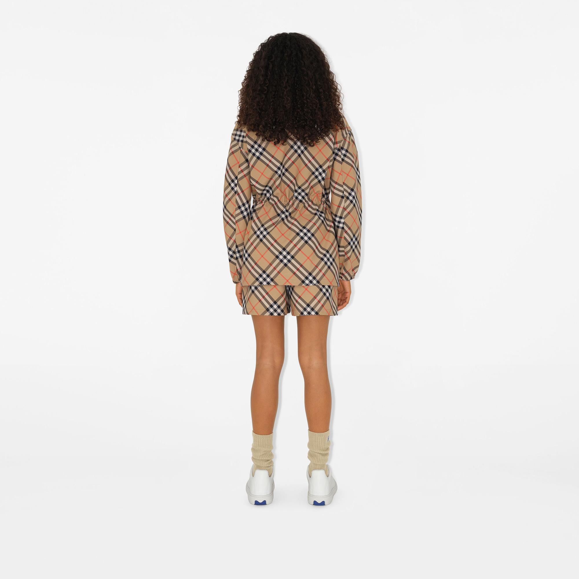 Burberry Check Kadın Bej Ceket