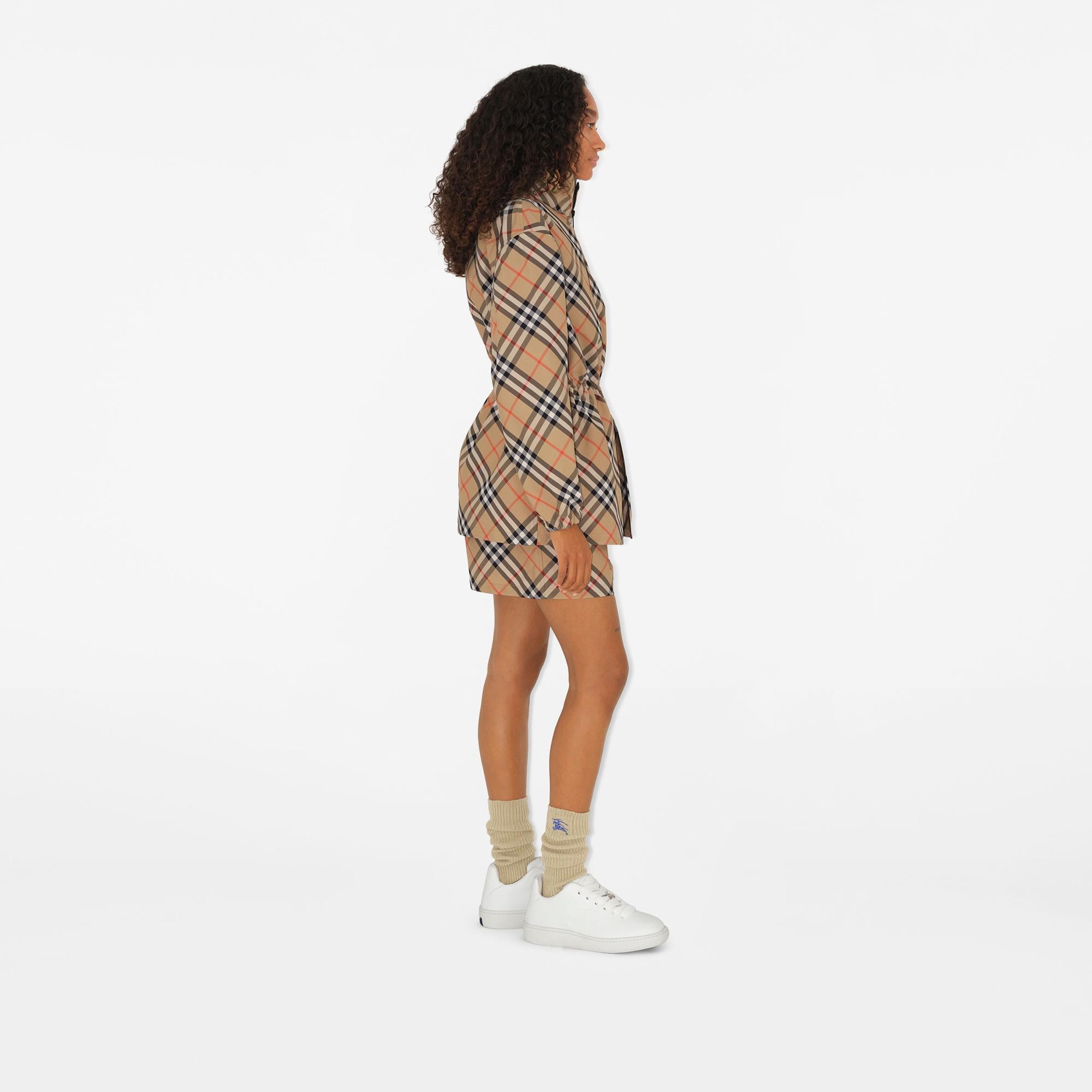 Burberry Check Kadın Bej Ceket