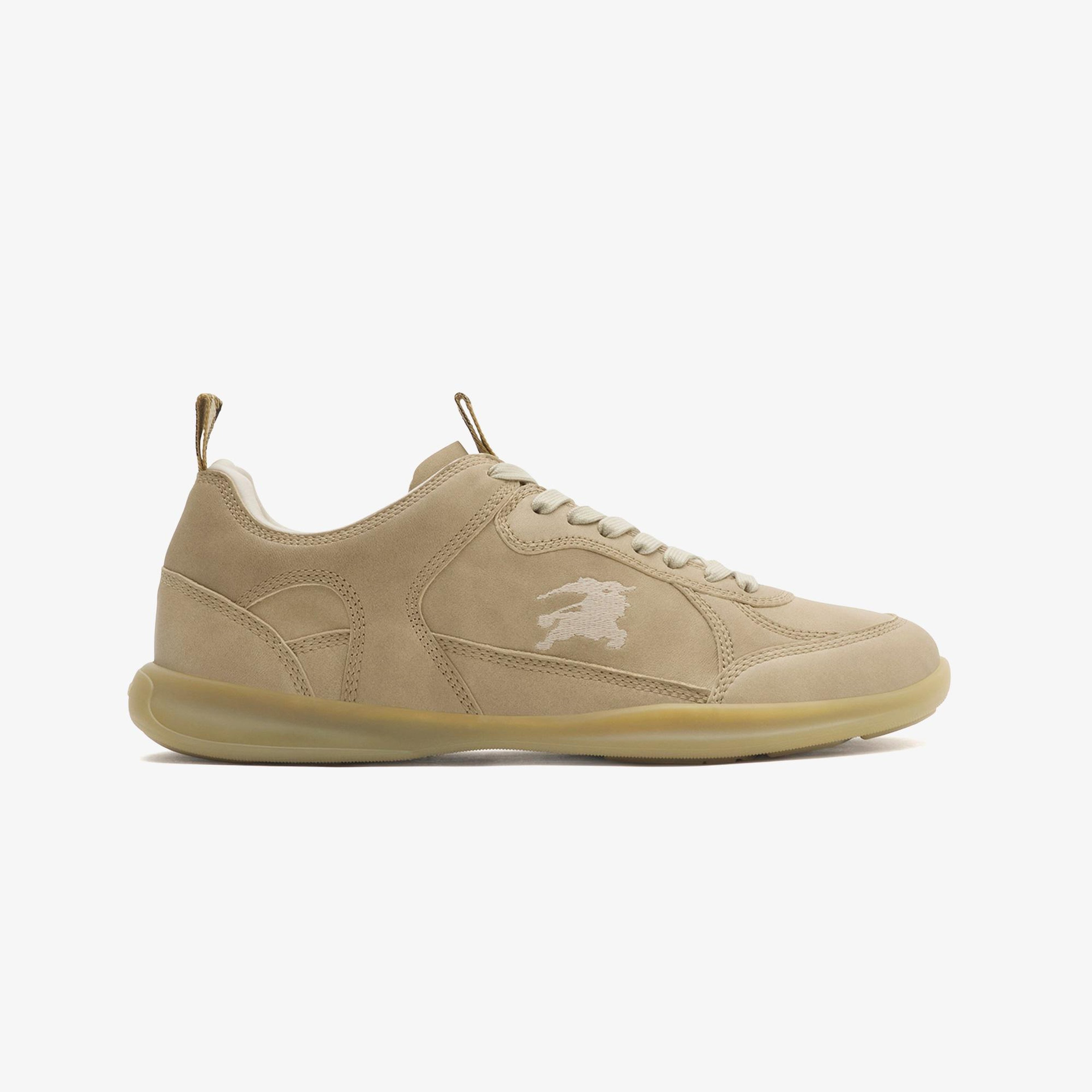 Burberry Leather Matrix Erkek Bej Sneaker