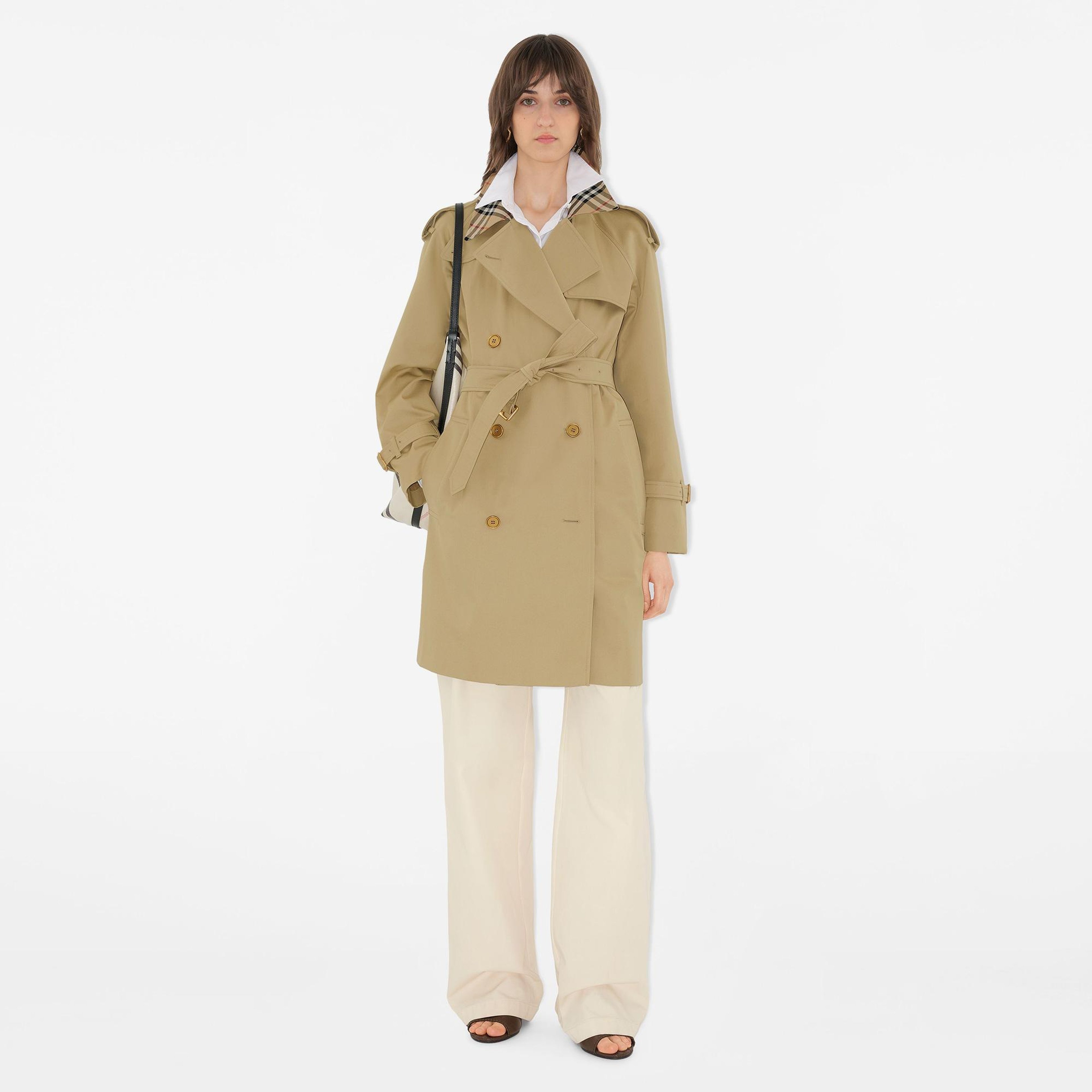 Burberry Kadın Bej Trençkot