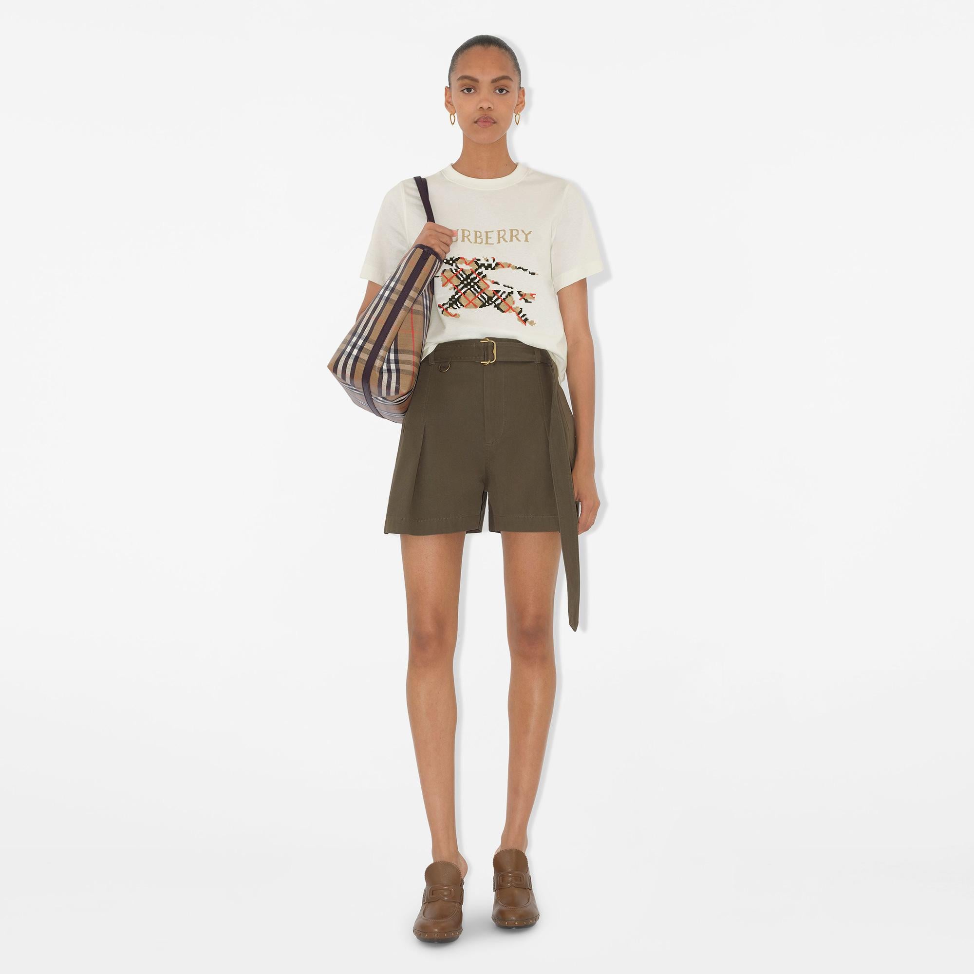 Burberry Kadın Beyaz T-Shirt