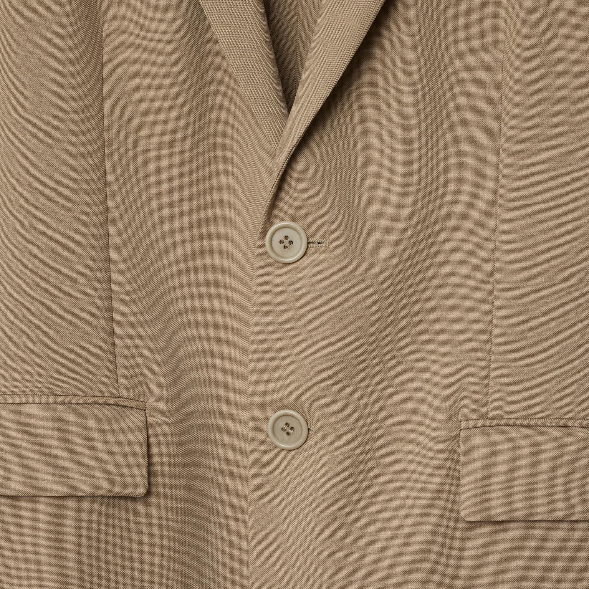 Burberry Wool Tailored Erkek Bej Ceket