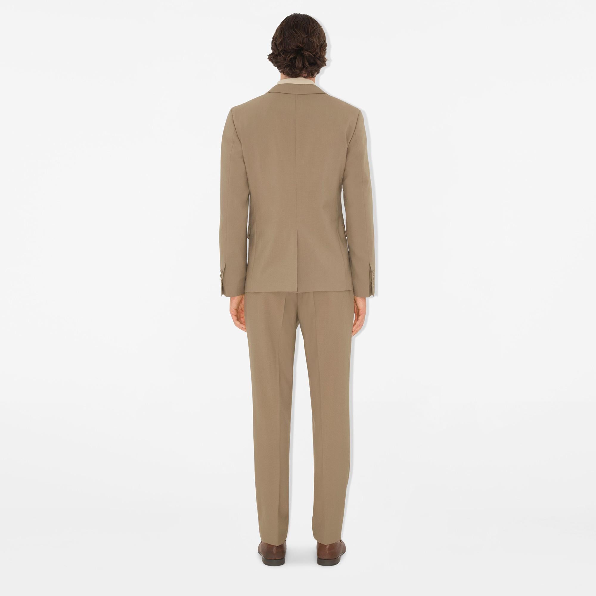 Burberry Wool Tailored Erkek Bej Ceket