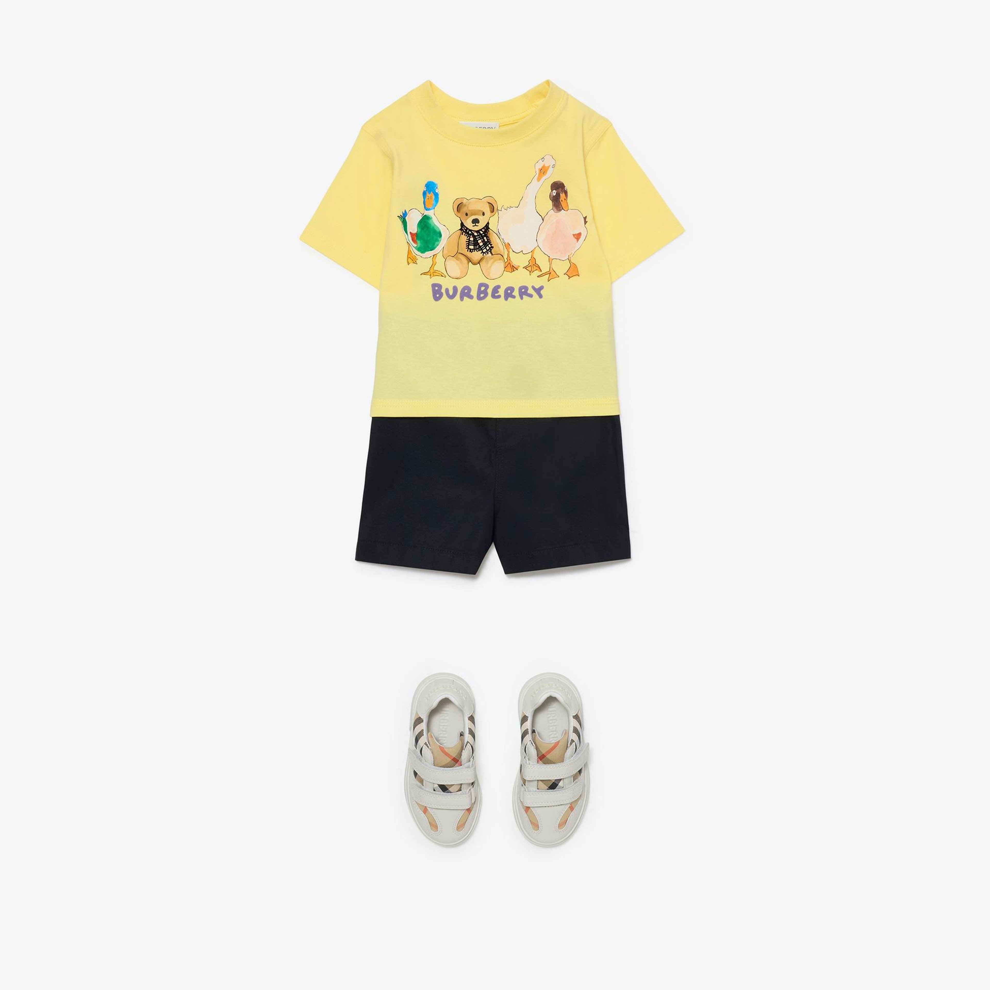 Burberry Çocuk Sarı T-Shirt
