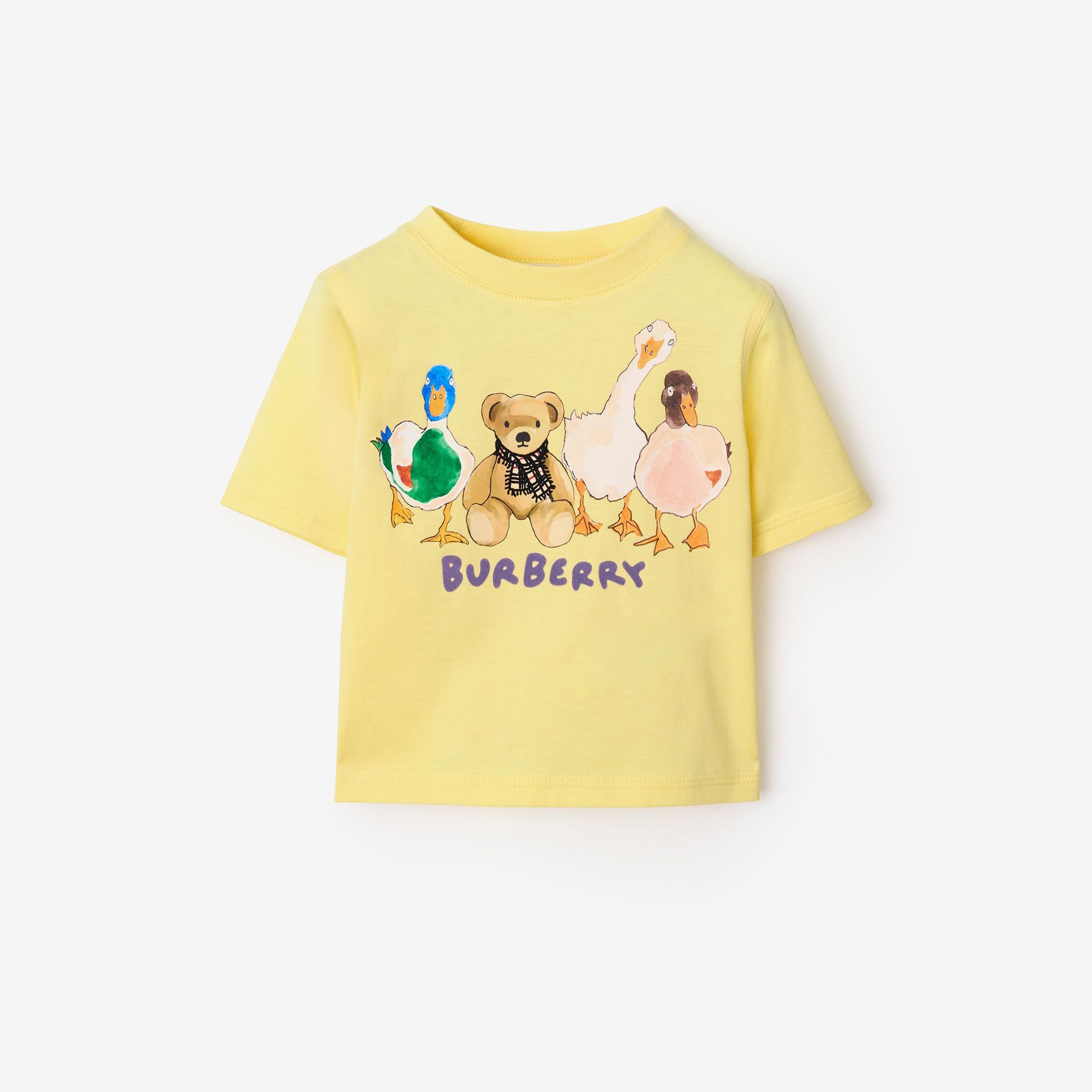 Burberry Çocuk Sarı T-Shirt