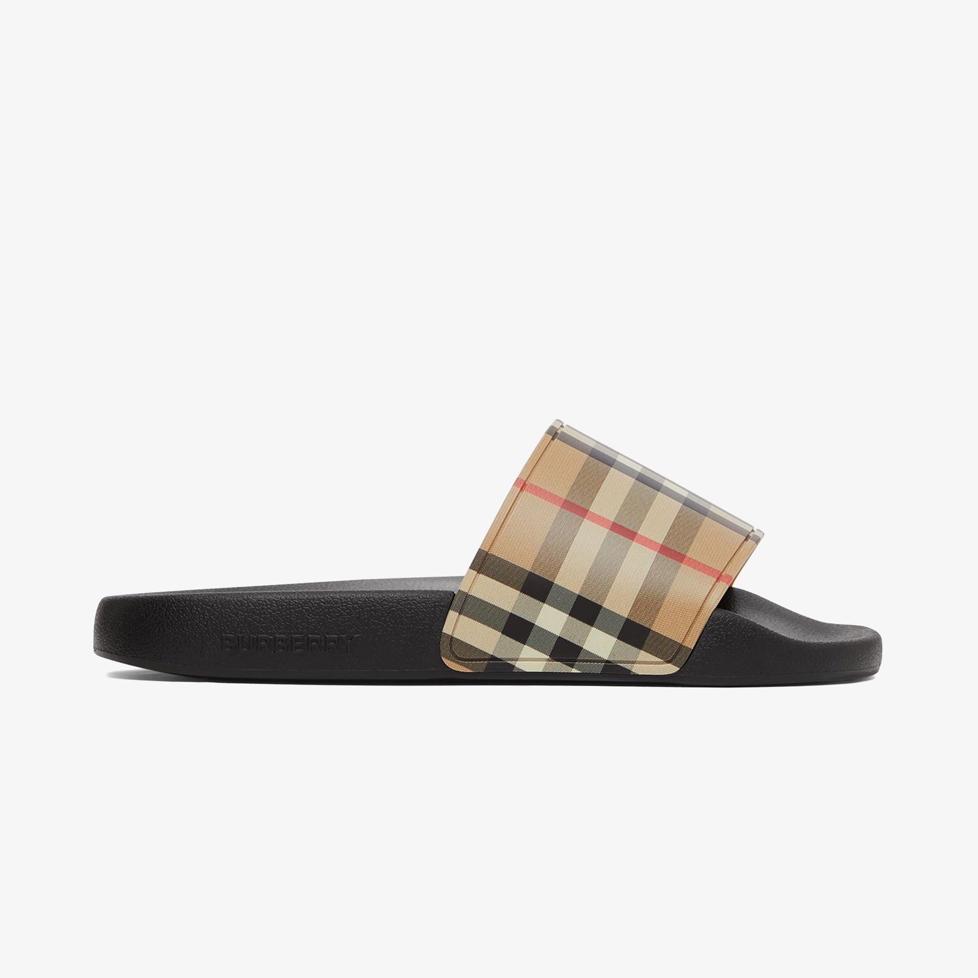 Burberry Furley Vintage Kadın Bej Terlik