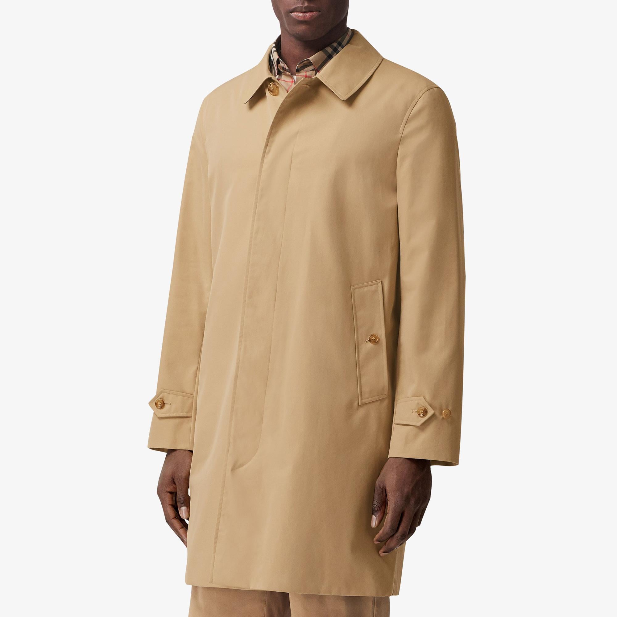 Burberry Mid-length Pimlico Car Erkek Bej Trençkot