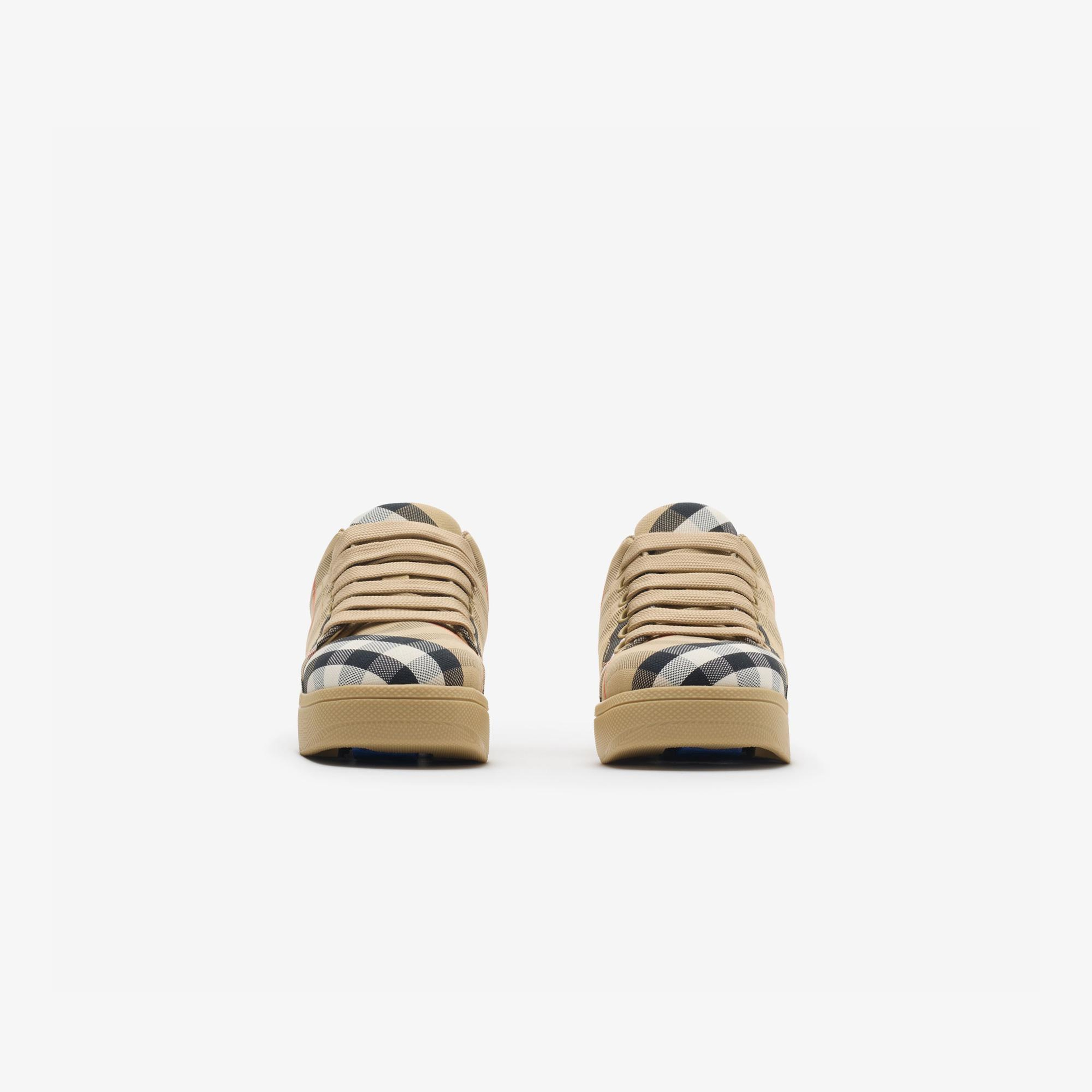 Burberry Cambridge Check Çocuk Bej Sneaker