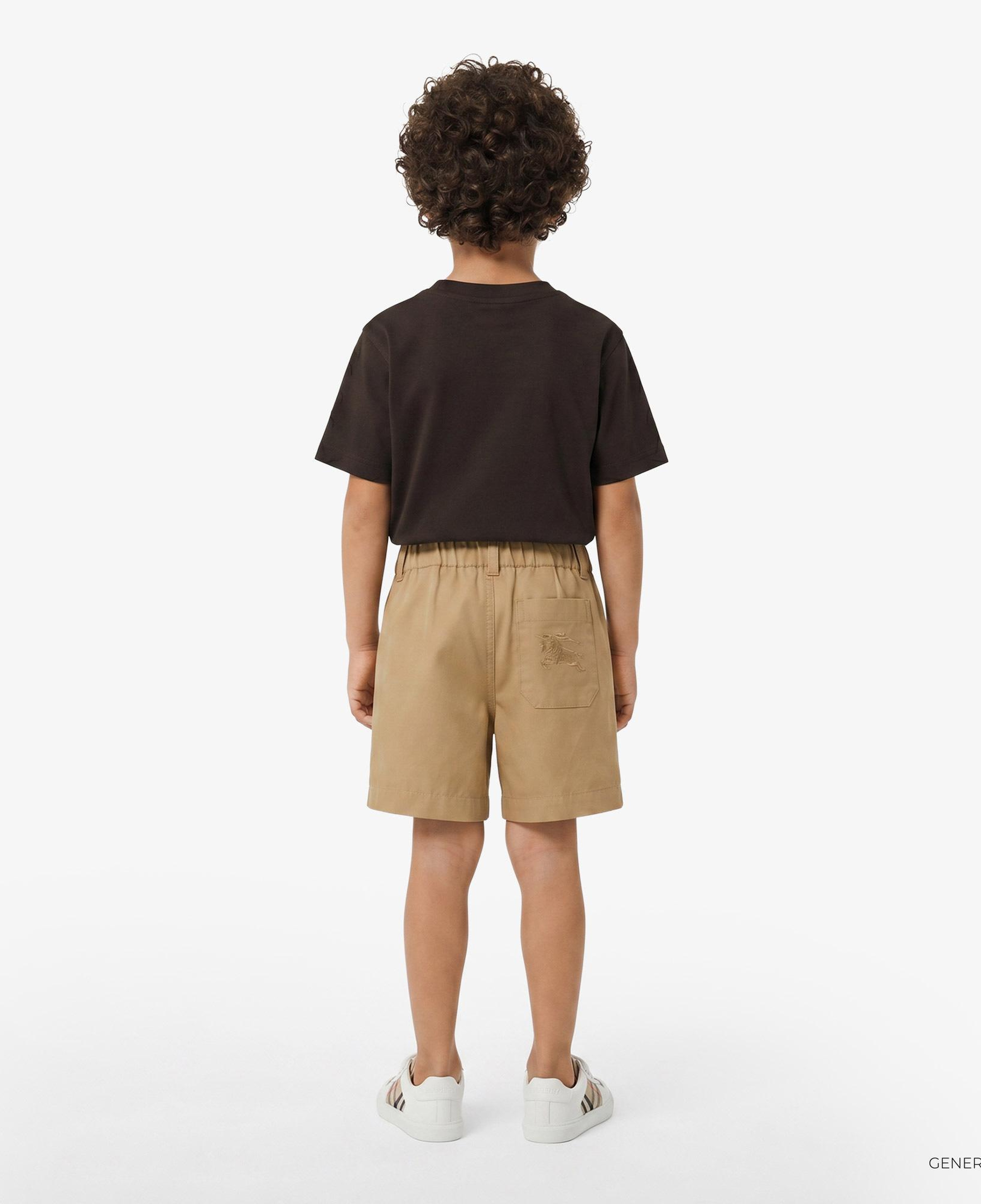 Burberry Oscar Cotton Blend Çocuk Bej Şort