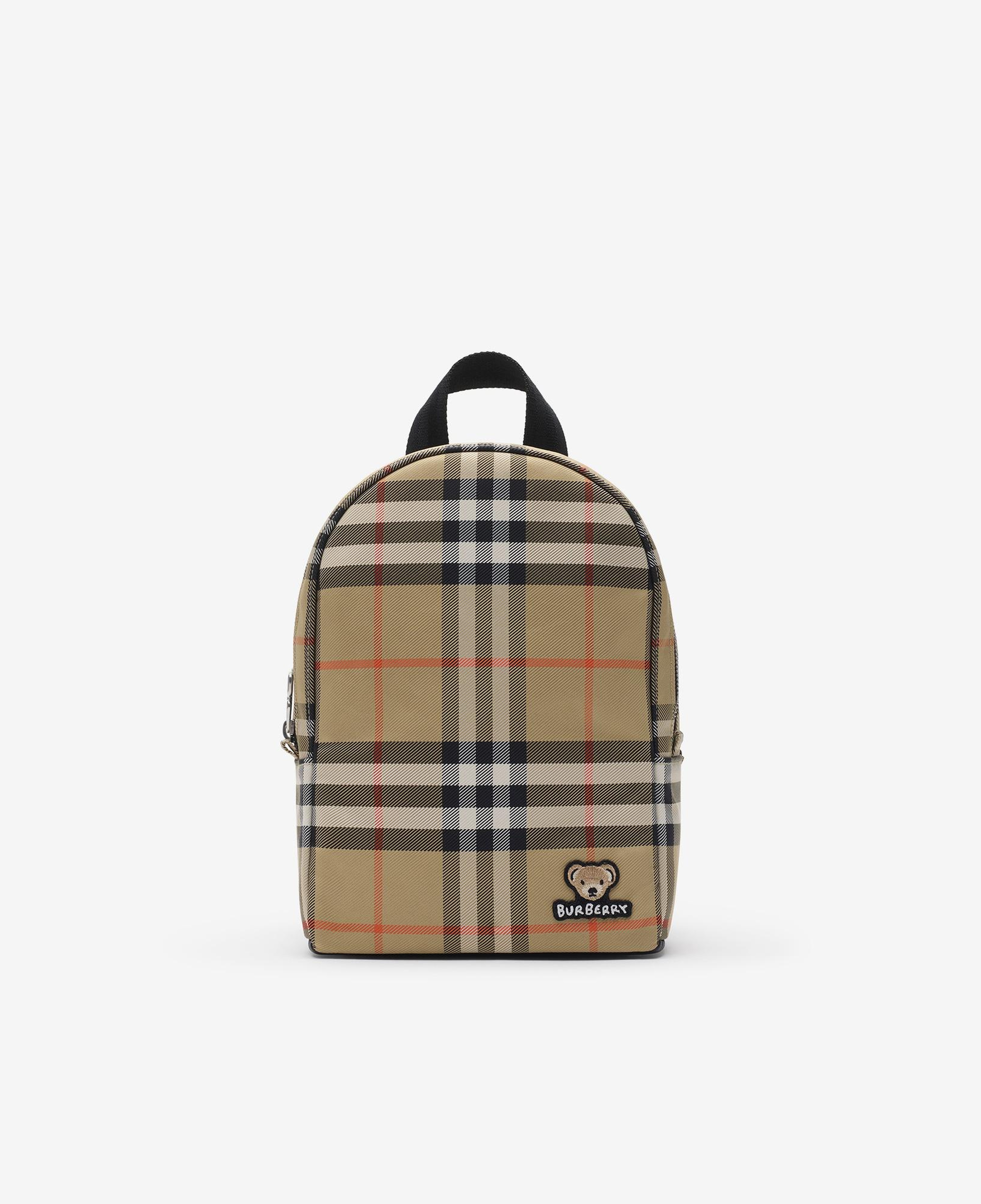 Burberry Check Çocuk Bej Sırt Çantası