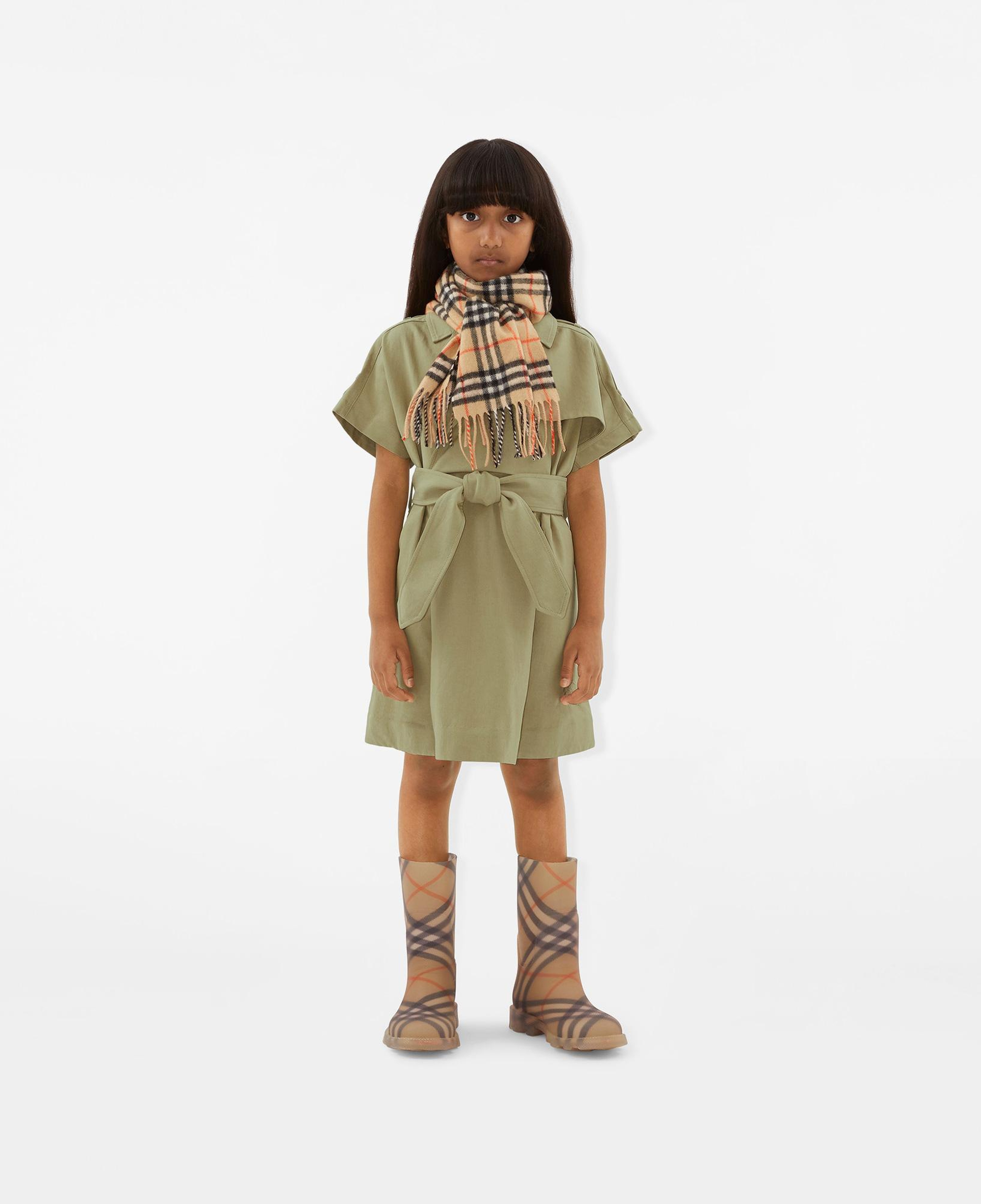 Burberry Check Kaşmir Çocuk Bej Atkı