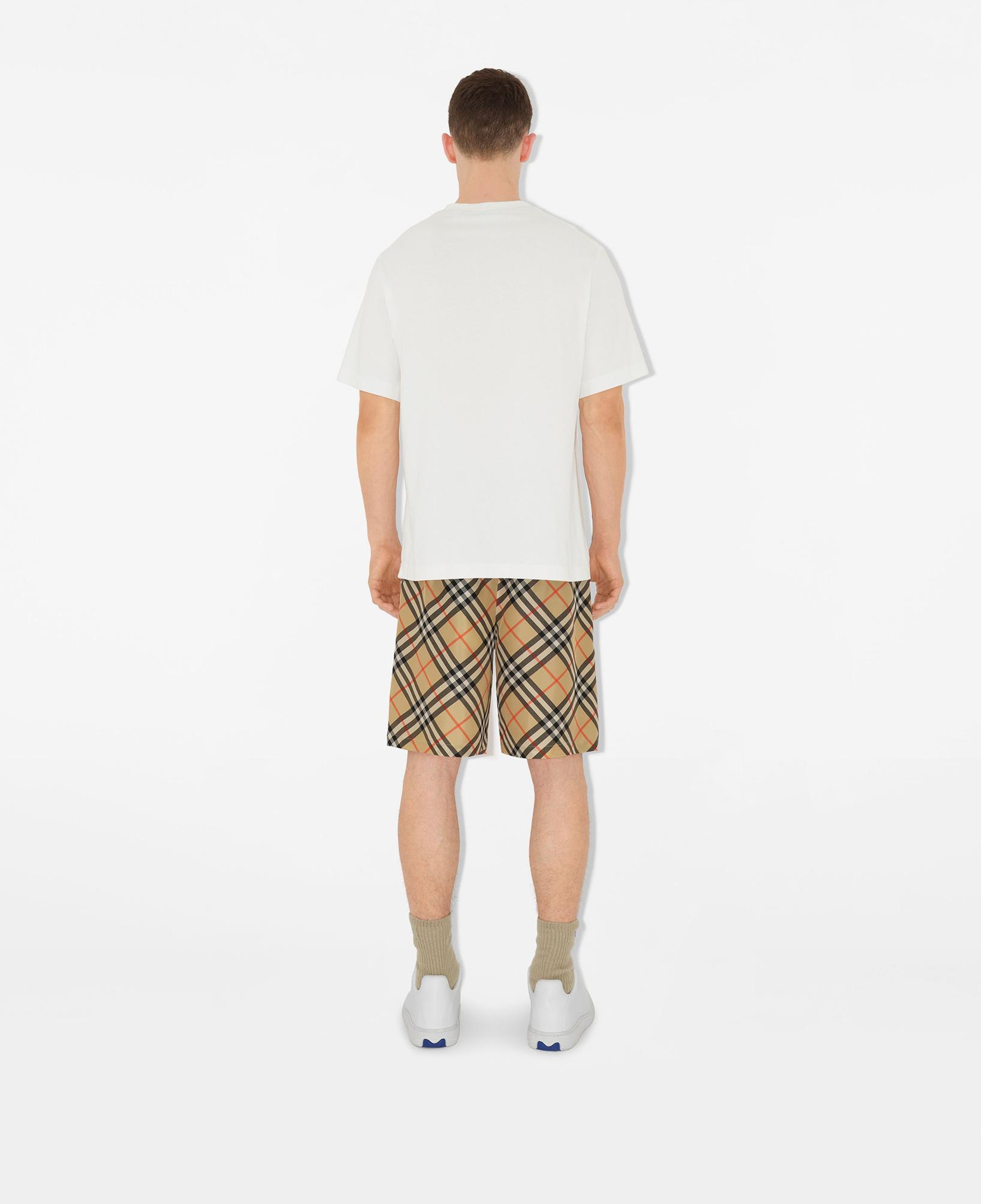 Burberry Check İpek Erkek Bej Şort