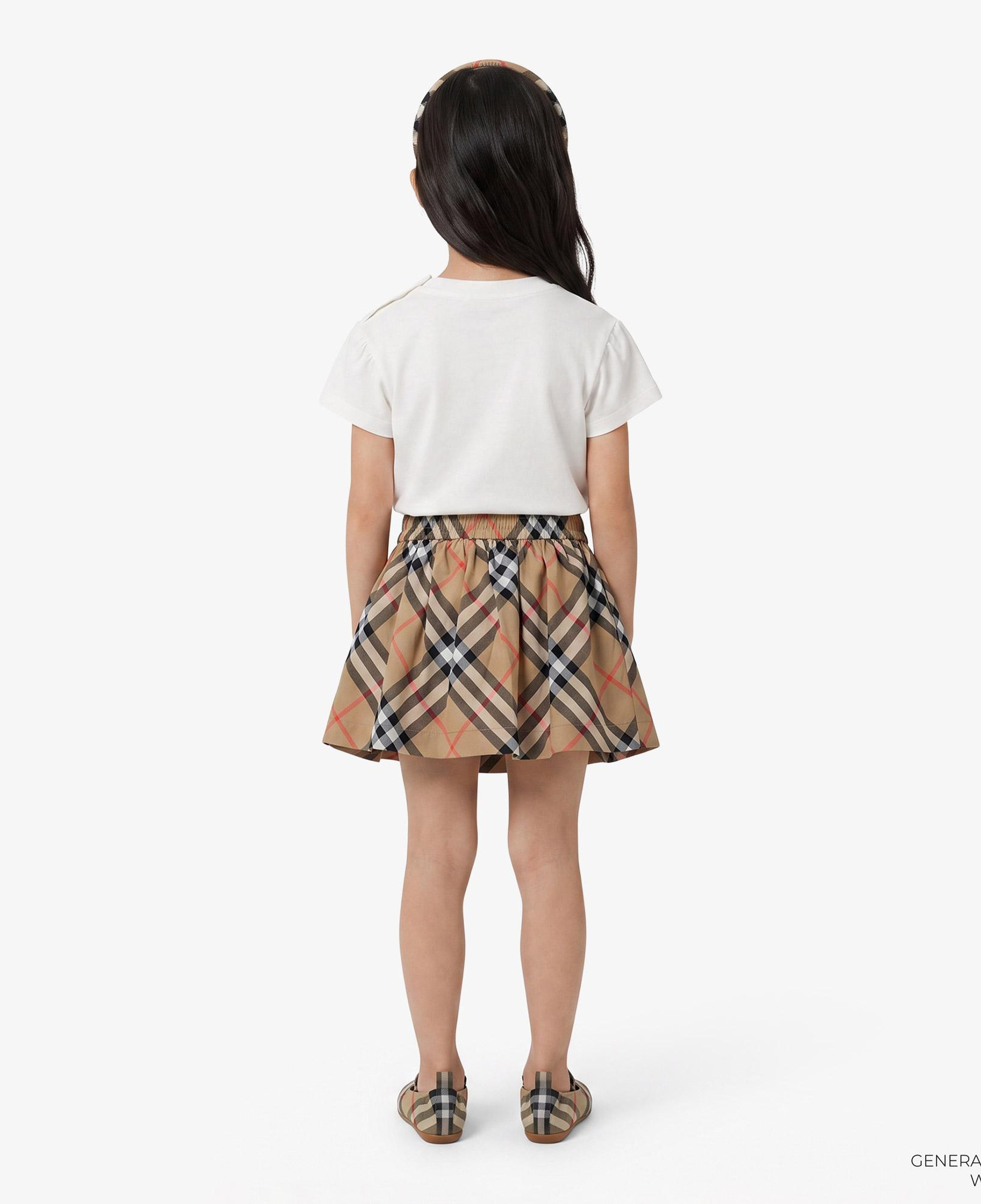 Burberry Check Pamuk Çocuk Bej Etek