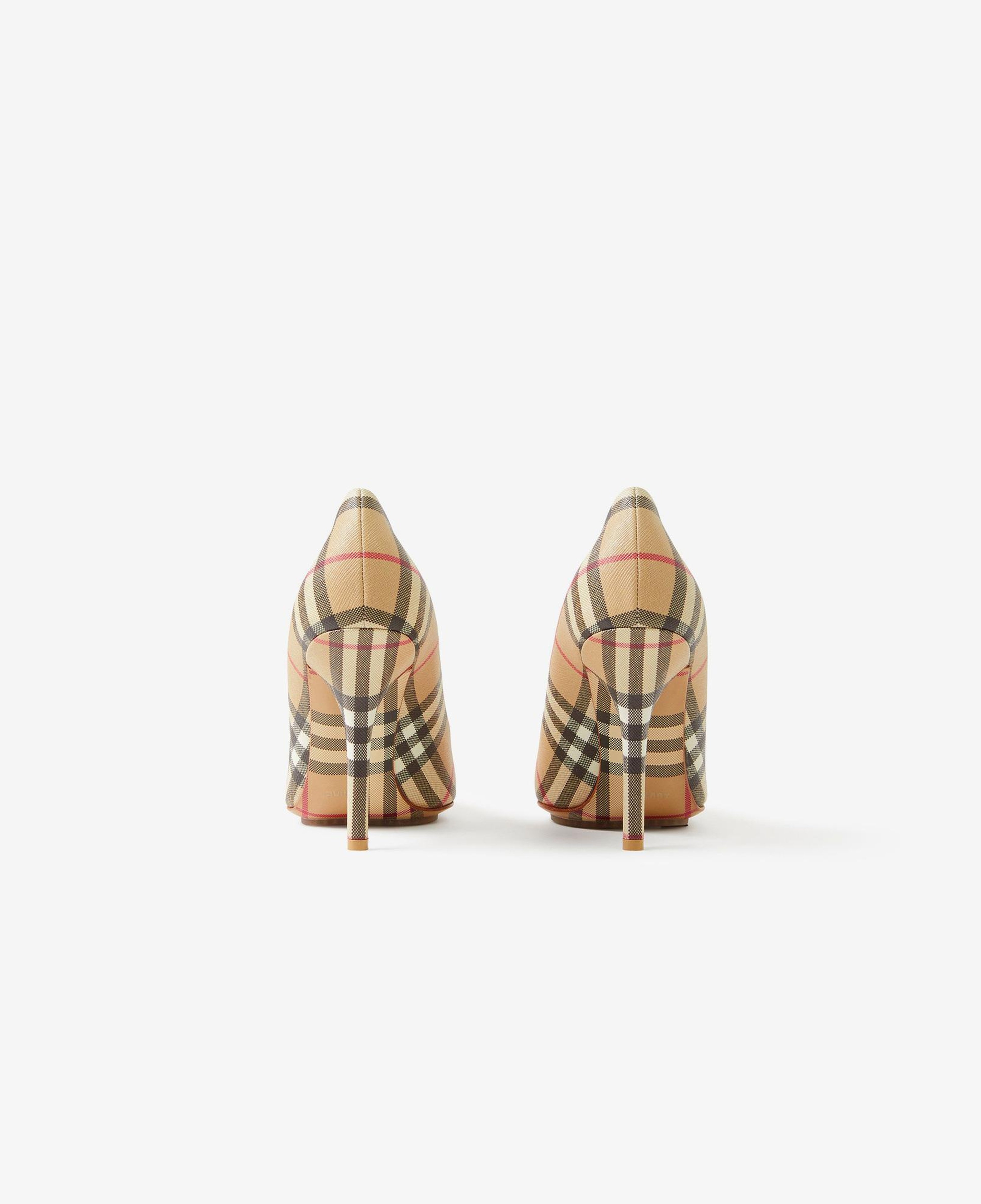 Burberry Aubri Point-Toe Pumps Kadın Bej Topuklu Ayakkabı