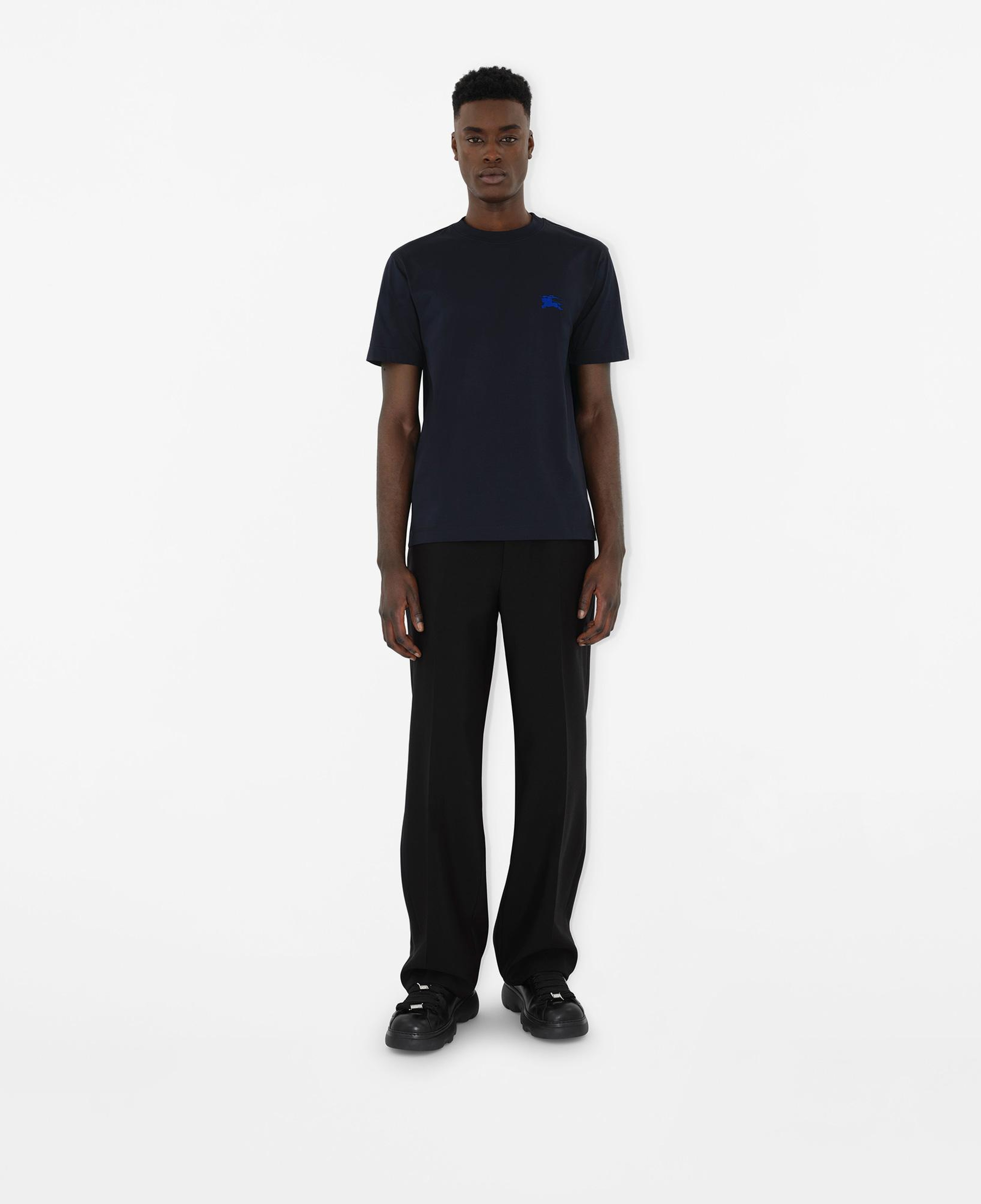 Burberry Pamuklu Erkek Lacivert T-Shirt