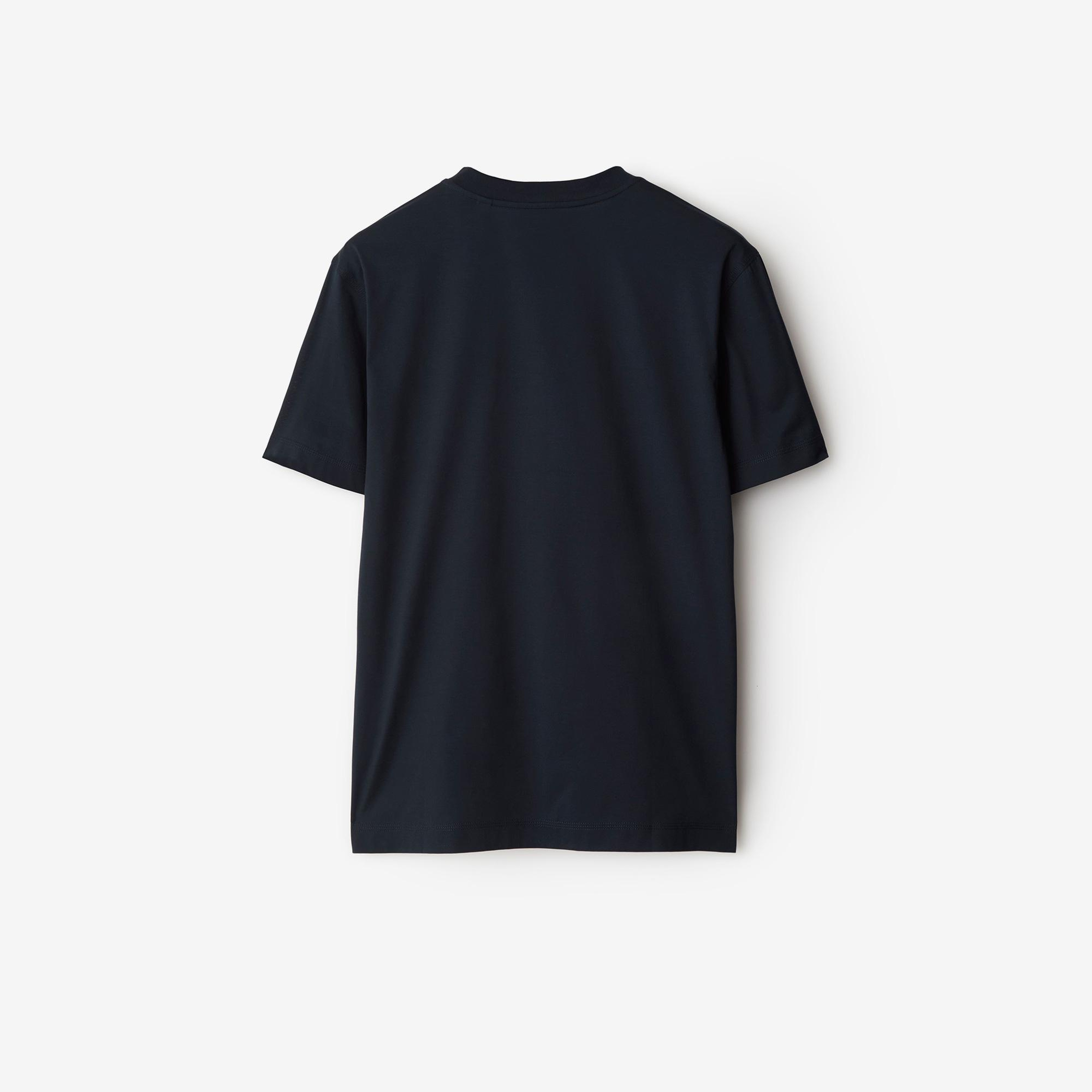 Burberry Pamuklu Erkek Lacivert T-Shirt