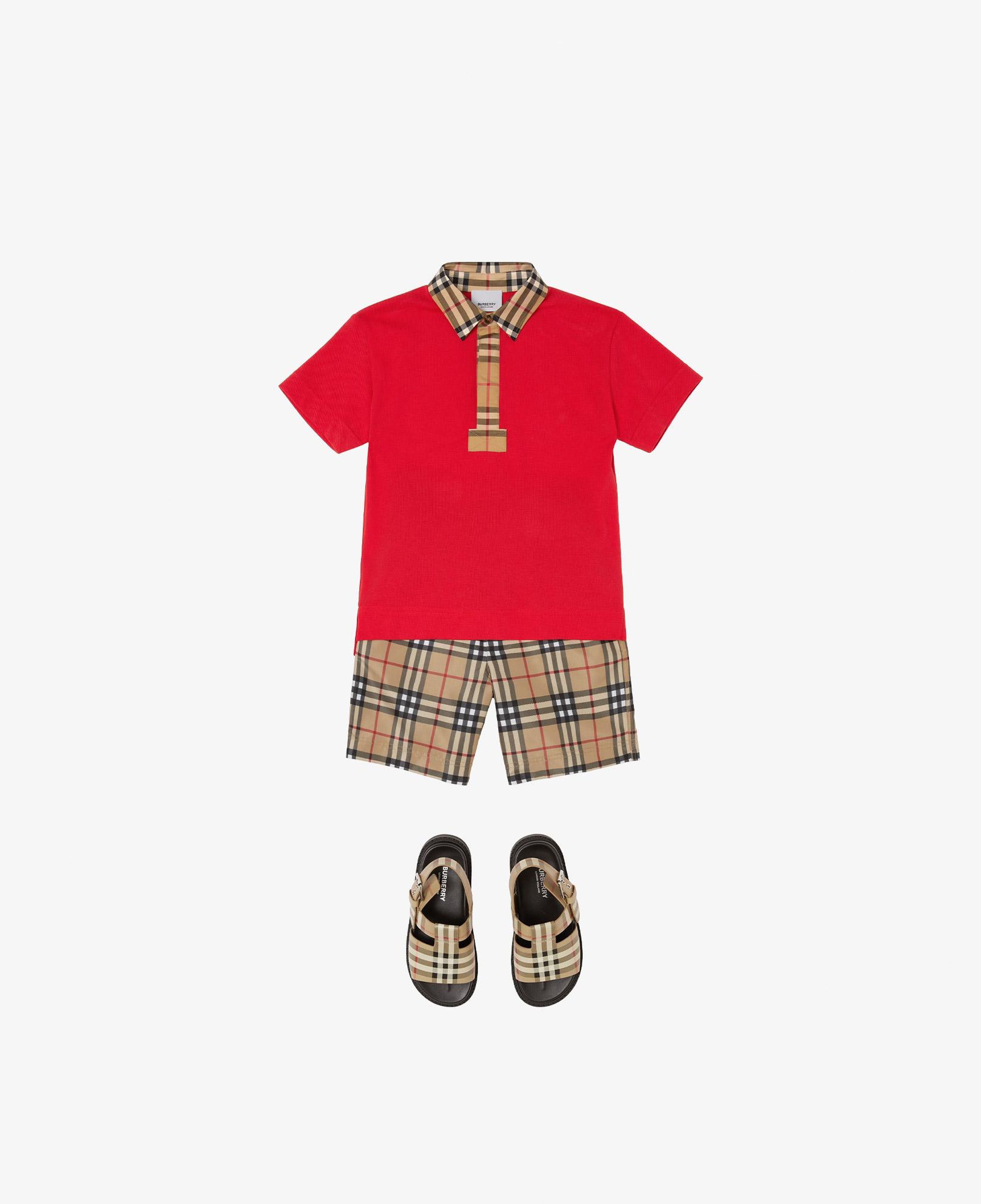 Burberry Malcolm Vintage Çocuk Bej Deniz Şortu