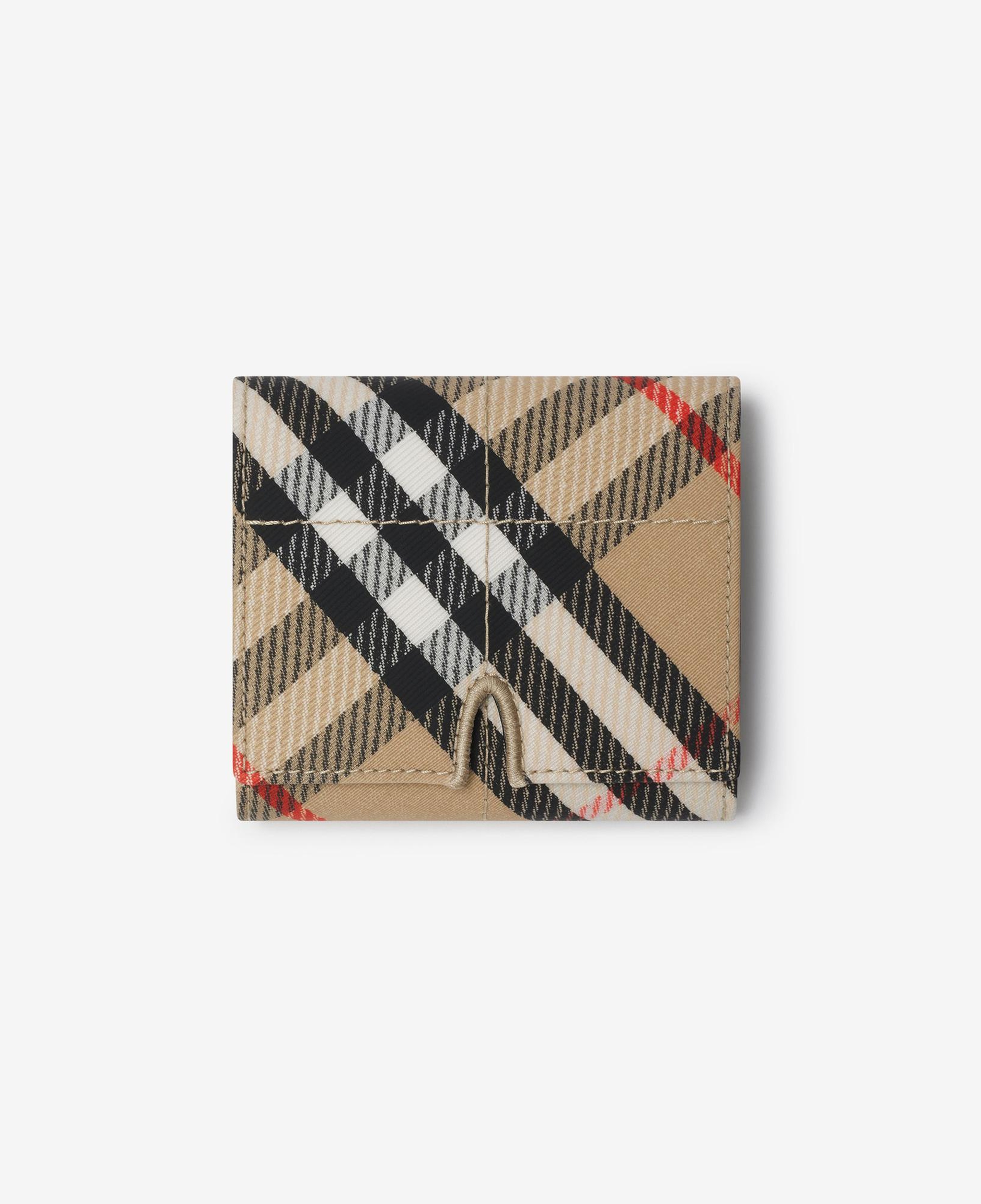 Burberry Trifold Snip Kadın Bej Cüzdan